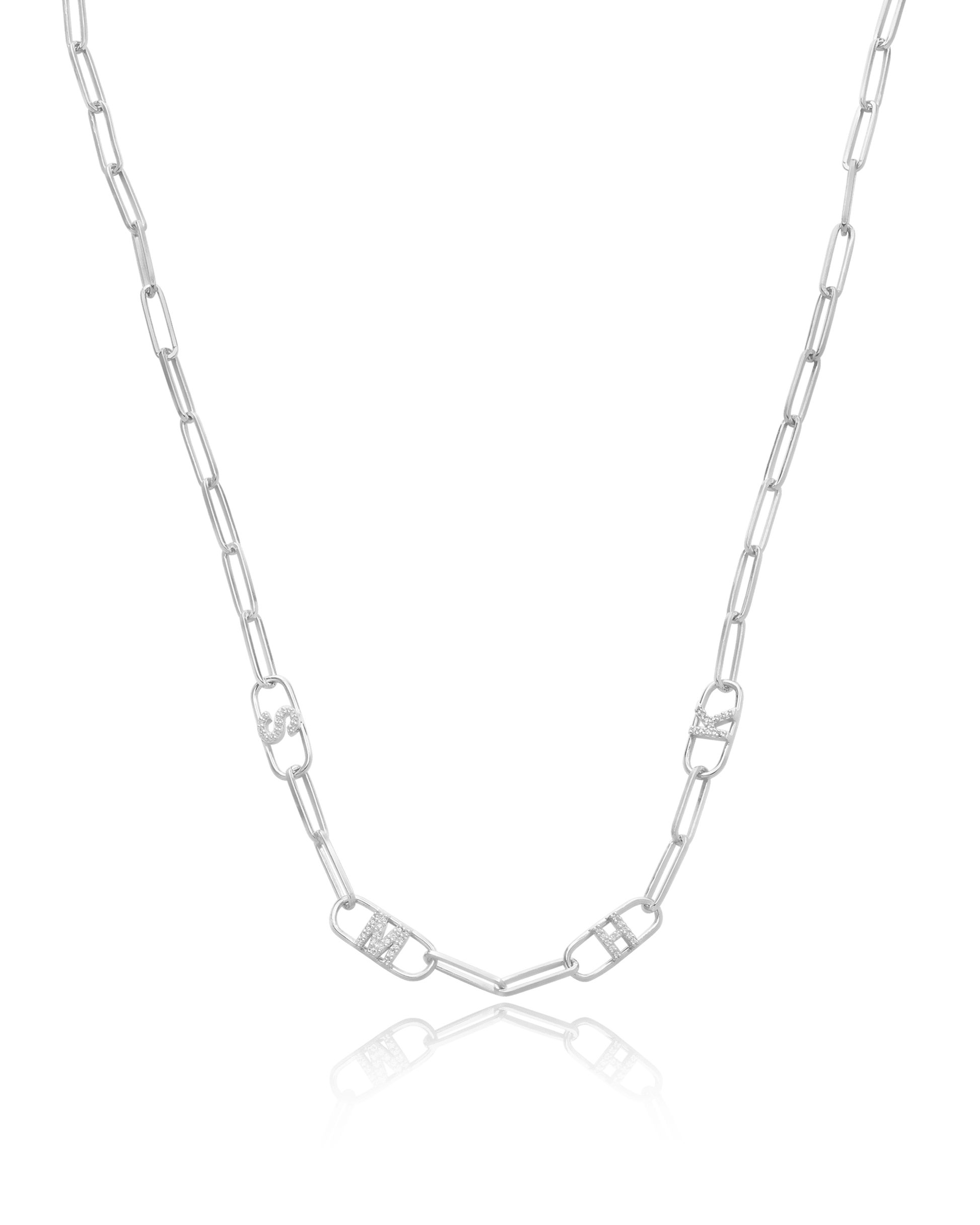 Initials Link Necklace - 18K Gold Vermeil Necklaces magal-dev