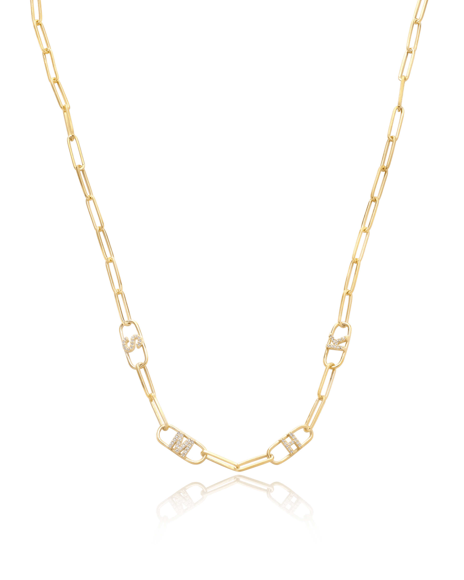 Collier Liens & Initiale(s) - Argent 925 Necklaces magal-dev