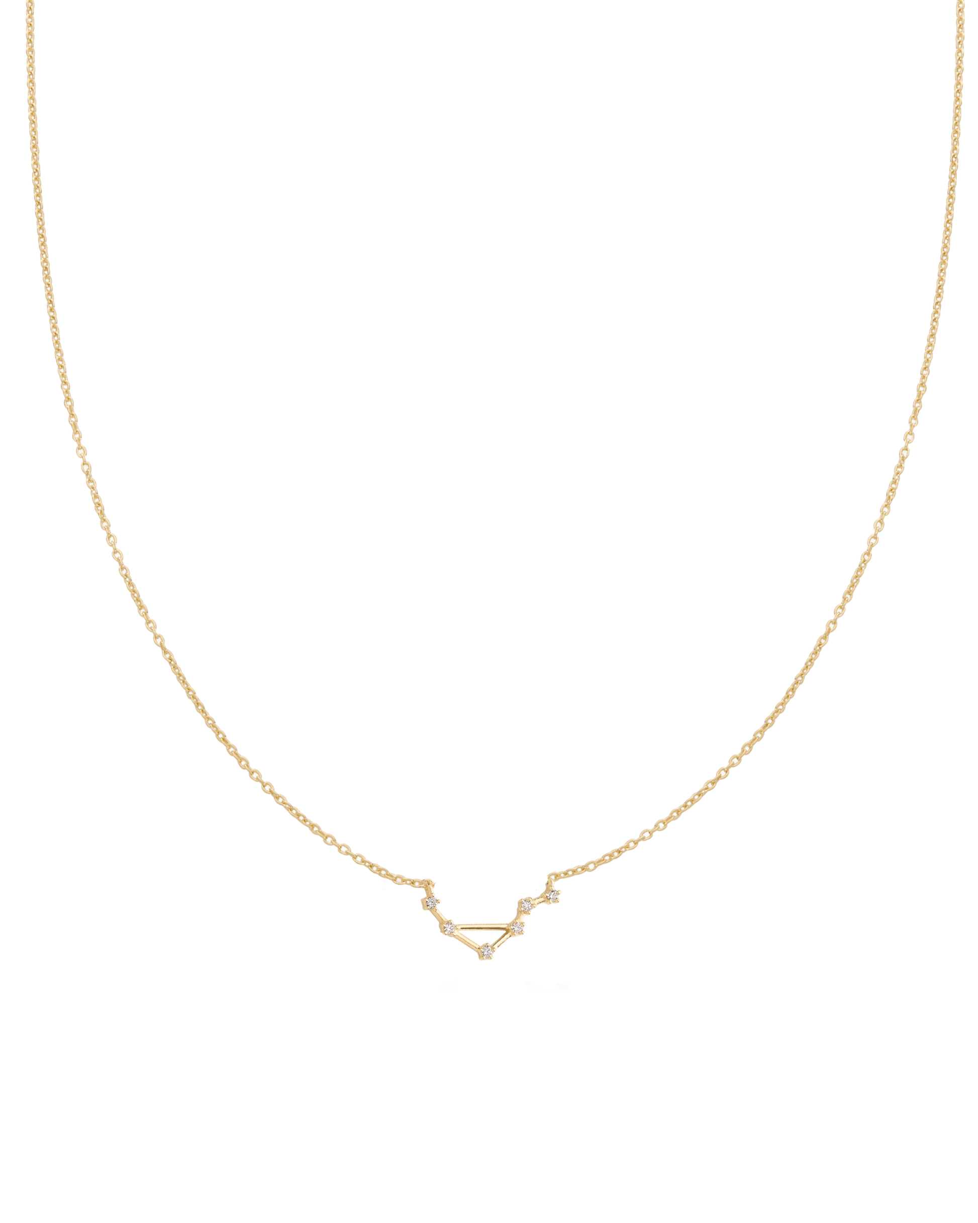 Libra Constellation Necklace - 18K Gold Vermeil Necklaces magal-dev 16"