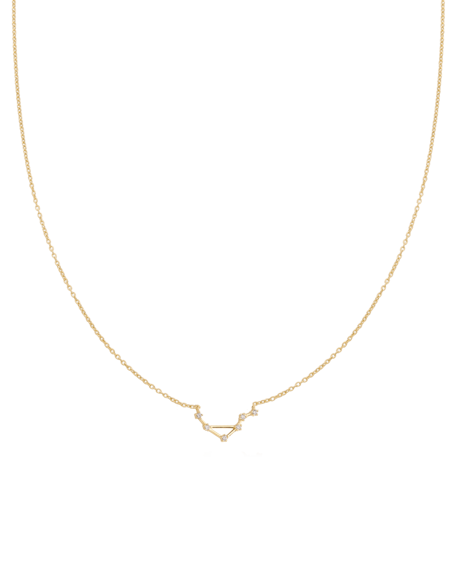 Libra Constellation Necklace - 18K Gold Vermeil Necklaces magal-dev 16"