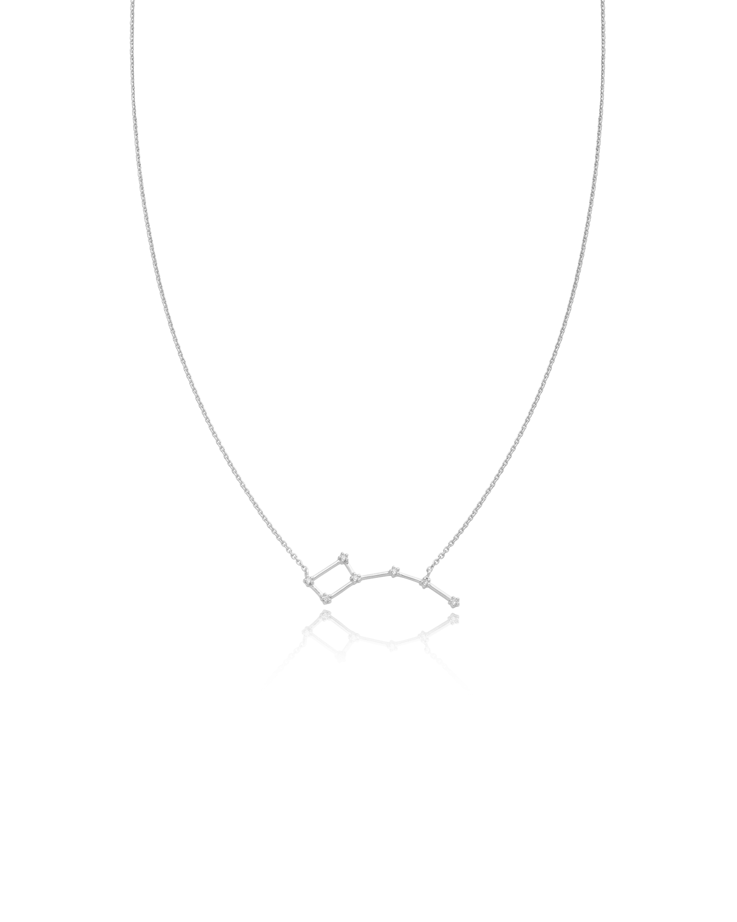 Ursa Major Constellation Necklace - 925 Sterling Silver Necklaces magal-dev The Little Dipper 16"