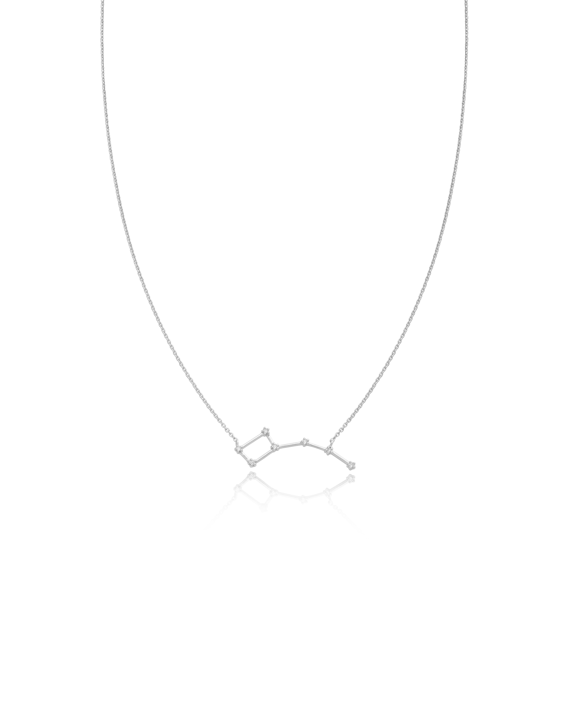Ursa Major Constellation Necklace - 925 Sterling Silver Necklaces magal-dev The Little Dipper 16"