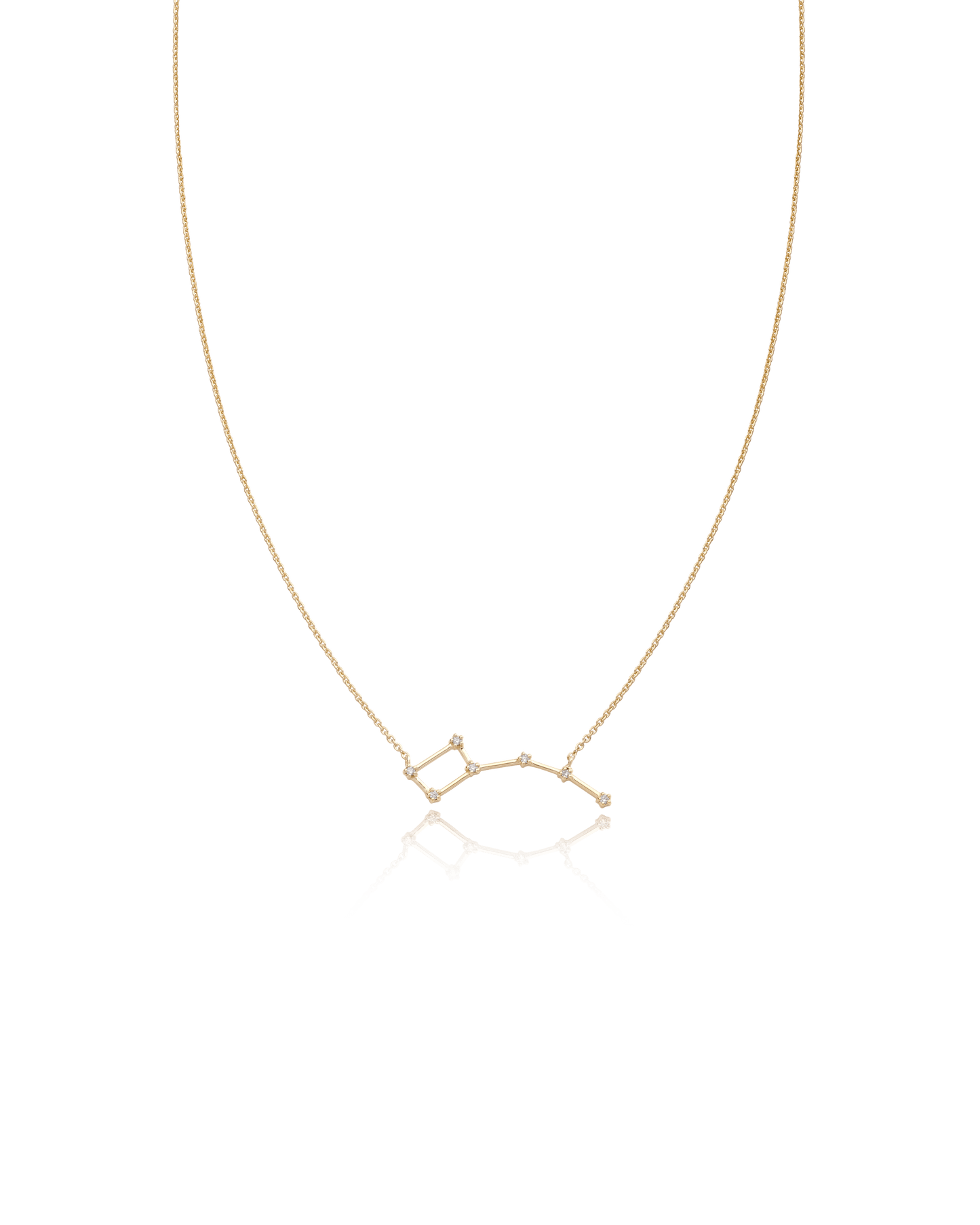 Ursa Major Constellation Necklace - 18K Gold Vermeil Necklaces magal-dev The Little Dipper 16"