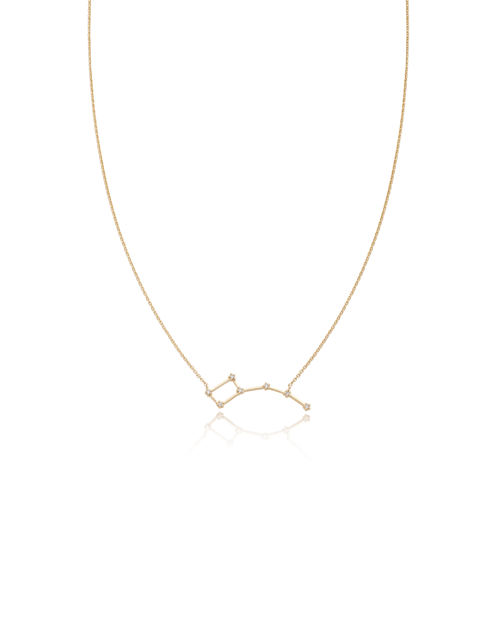 Ursa Major Constellation Necklace - 18K Gold Vermeil Necklaces magal-dev The Little Dipper 16"
