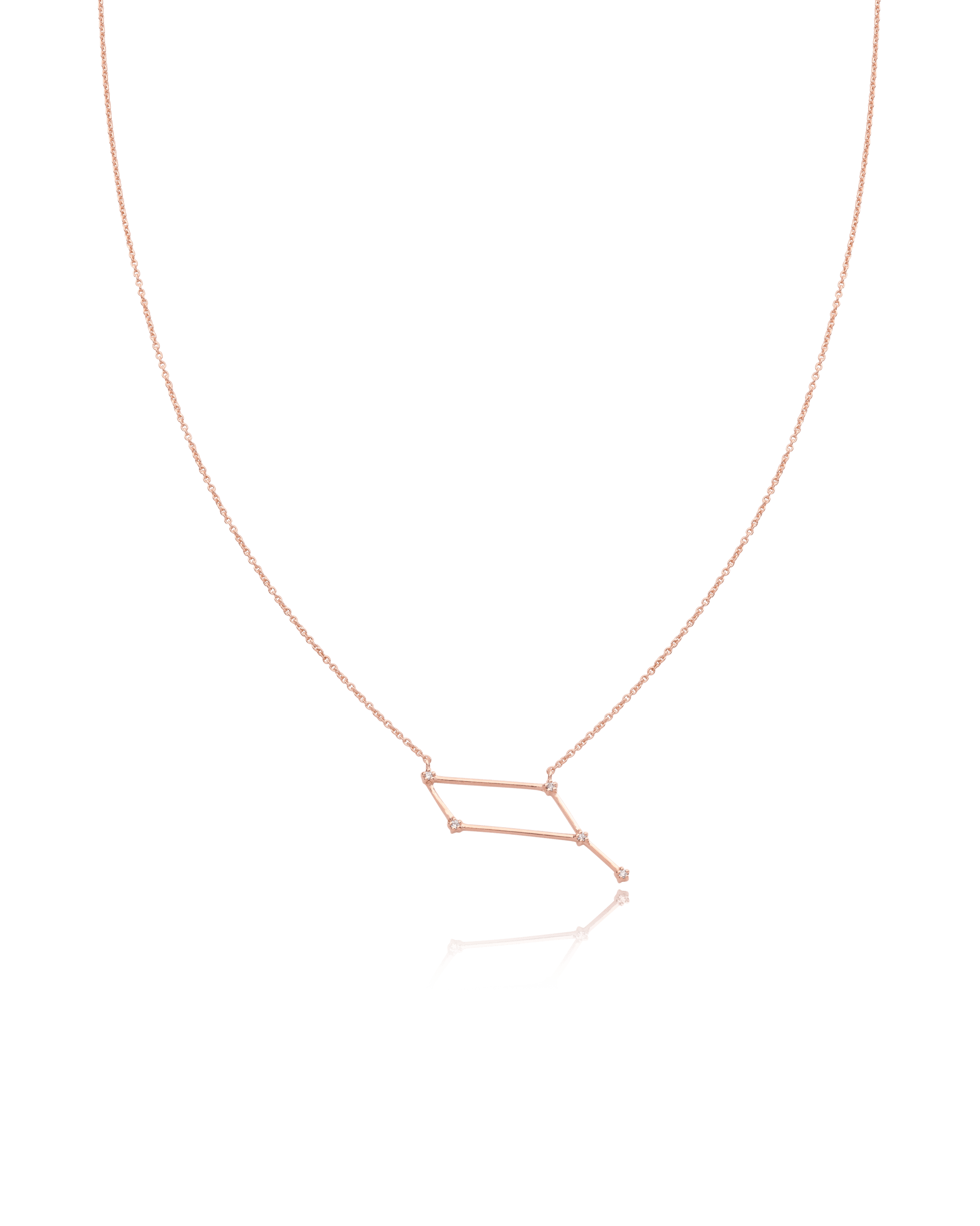 Ursa Major Constellation Necklace - 18K Rose Vermeil Necklaces magal-dev Lyra 16"