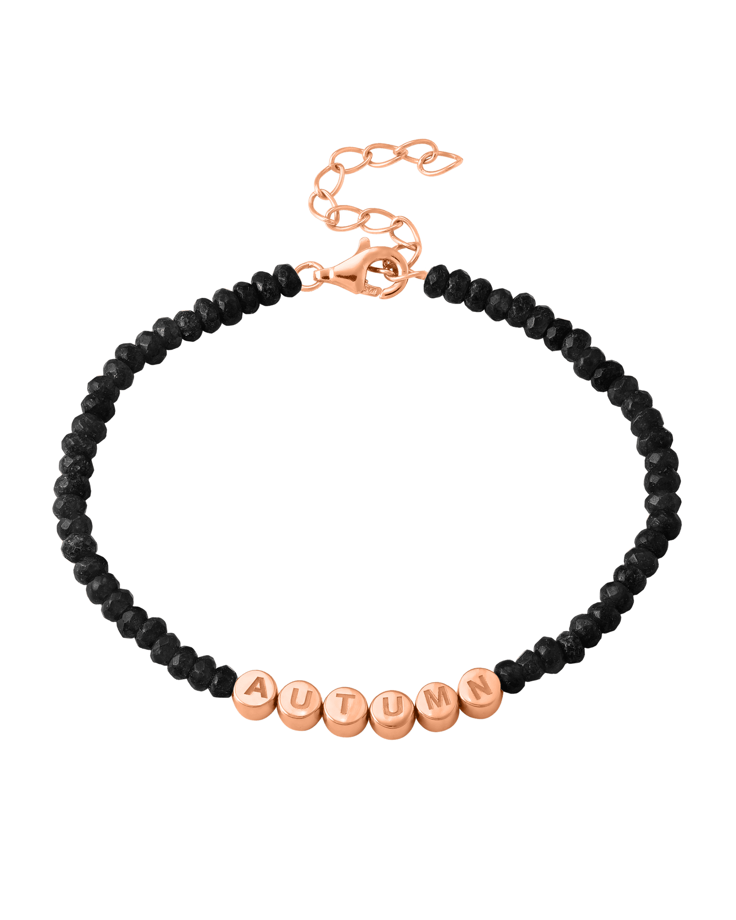 Bracelet Métro - Or Rose Plaqué 18 carats Bracelets magal-dev Onyx 1