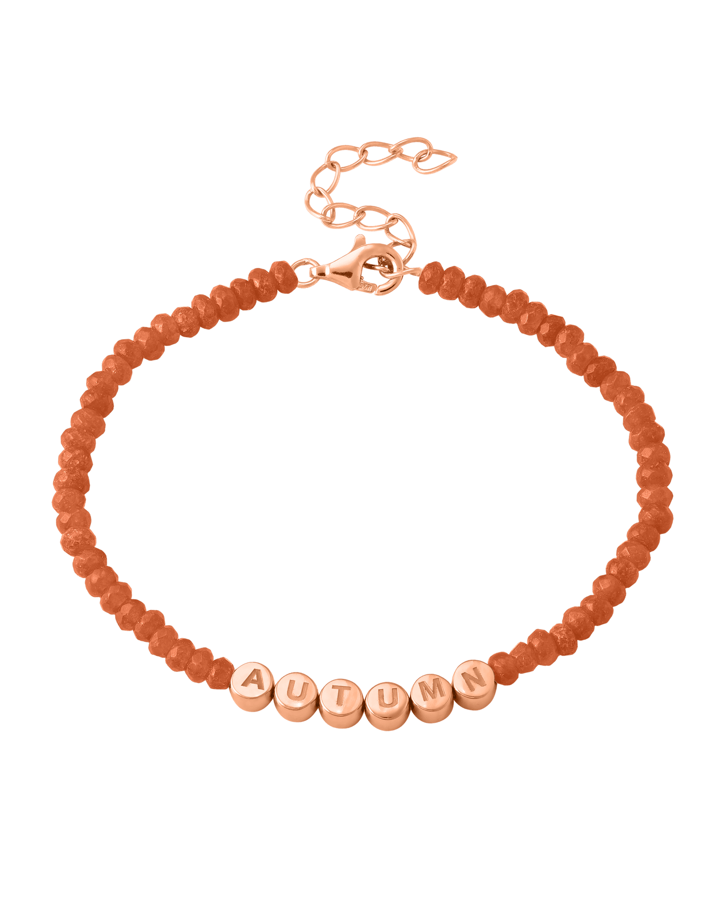 Bracelet Métro - Or Rose Plaqué 18 carats Bracelets magal-dev Citrine 1