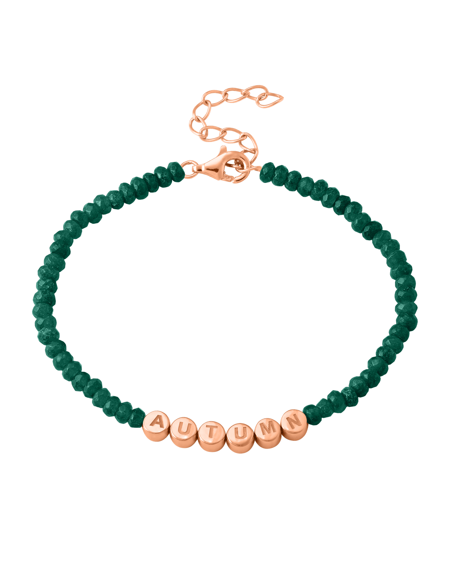 Bracelet Métro - Or Rose Plaqué 18 carats Bracelets magal-dev Aventurine 1