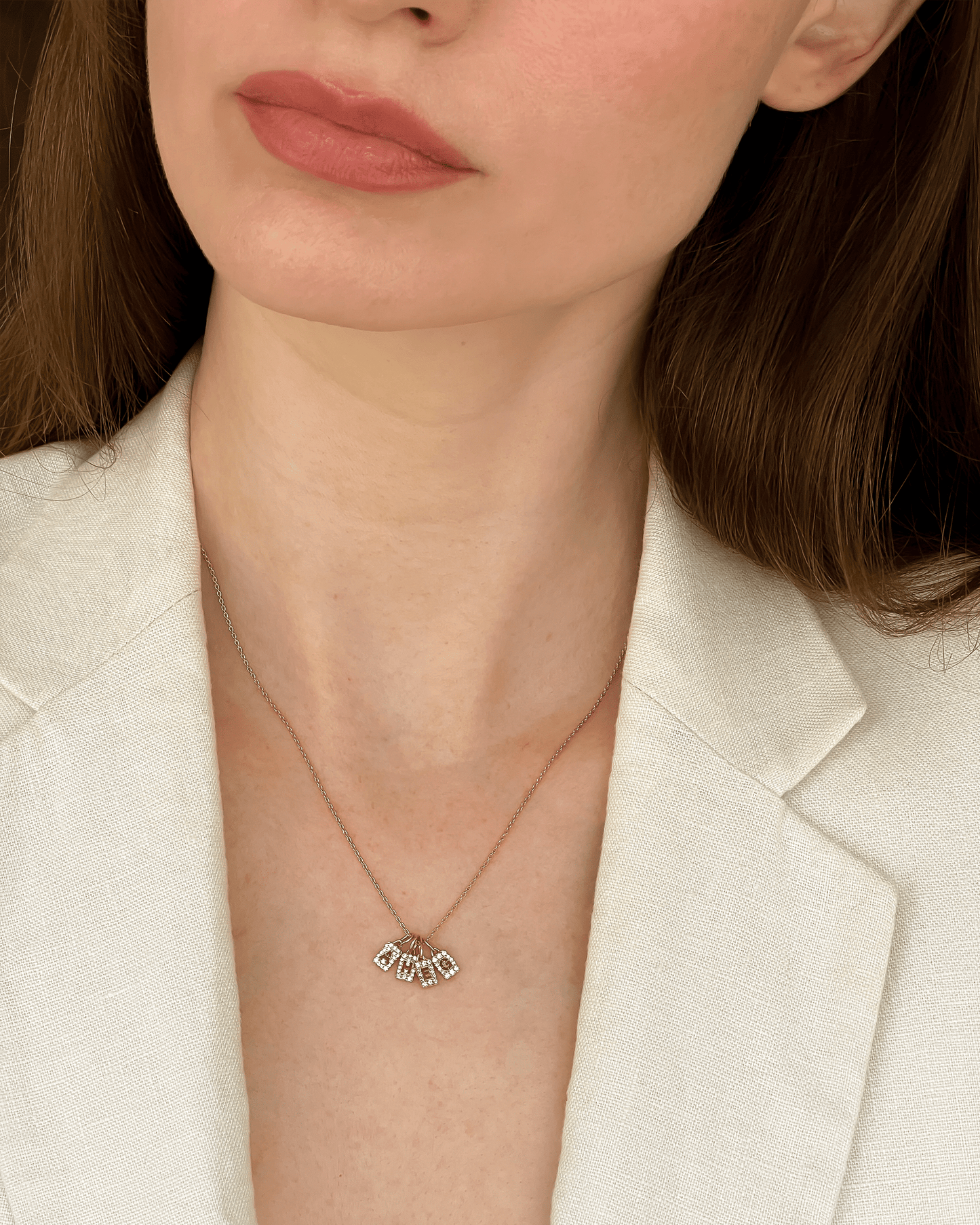 Collier Initiale Poussière d'Étoiles - Or Jaune Plaqué 18 carats Necklaces magal-dev