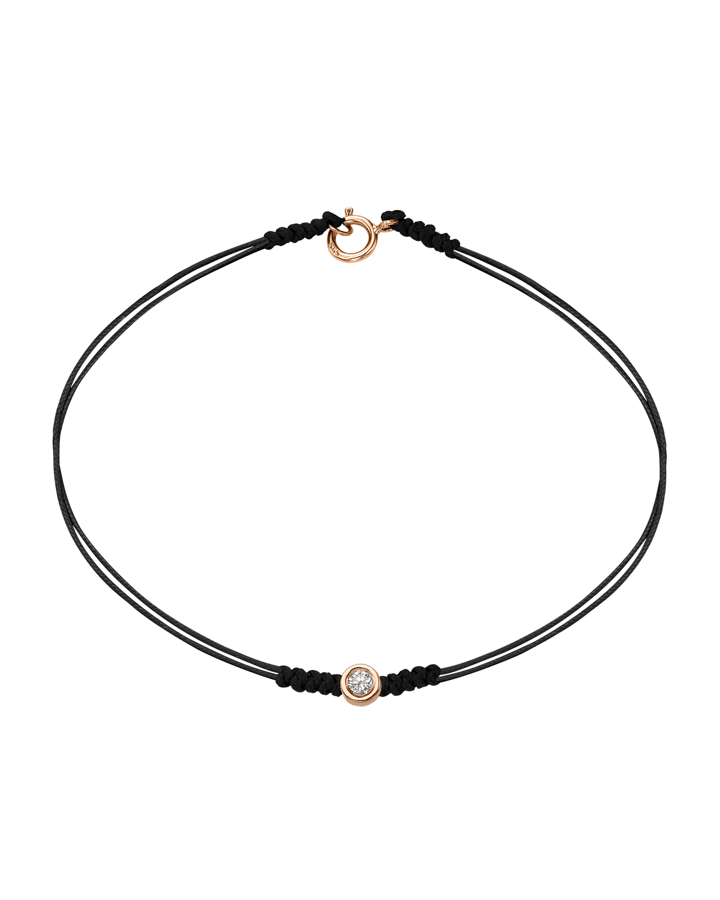 Le String of Love avec Fermoir - Or Rose 14 carats Bracelets 14K Solid Gold