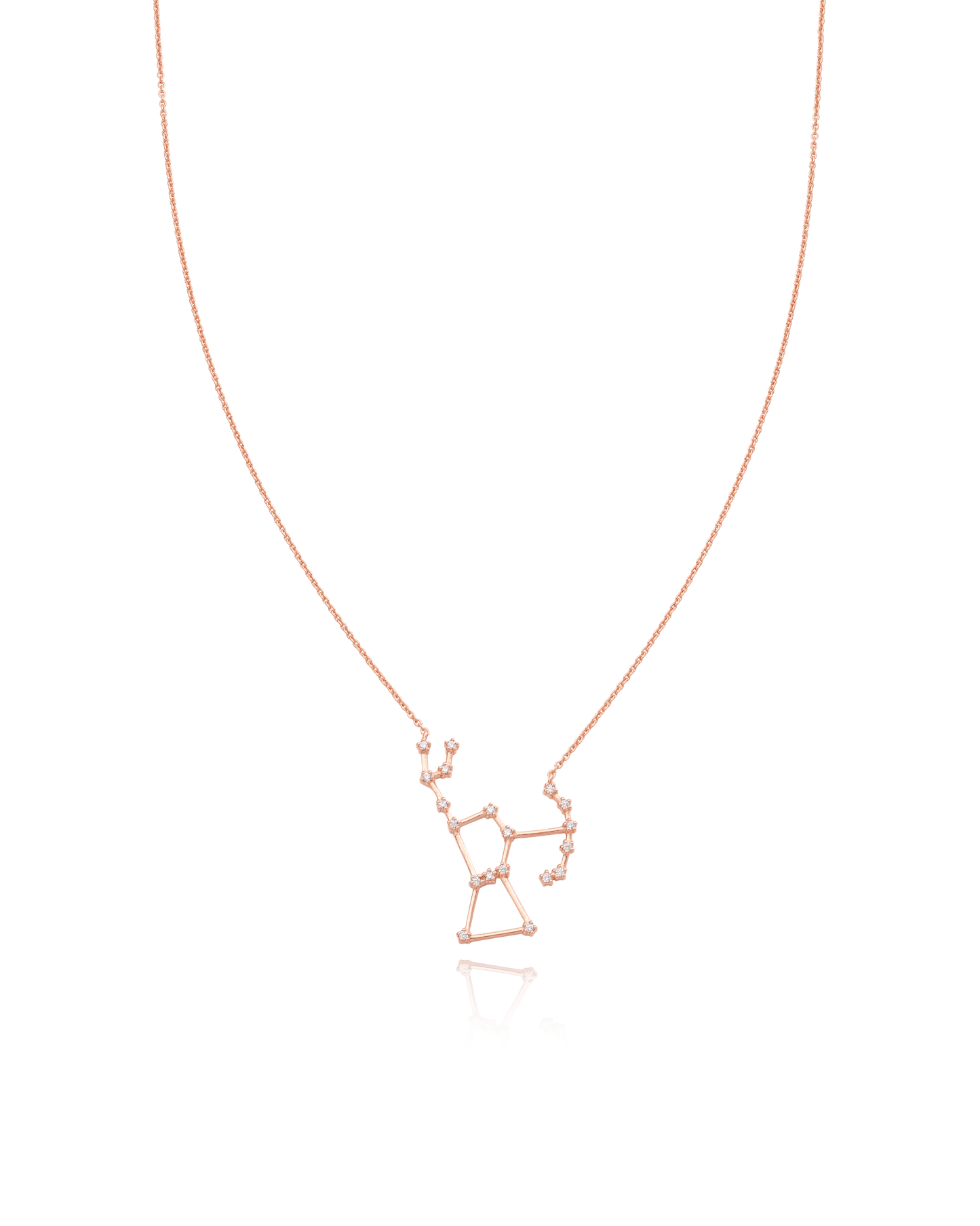 Ursa Major Constellation Necklace - 18K Rose Vermeil Necklaces magal-dev Orion 16"