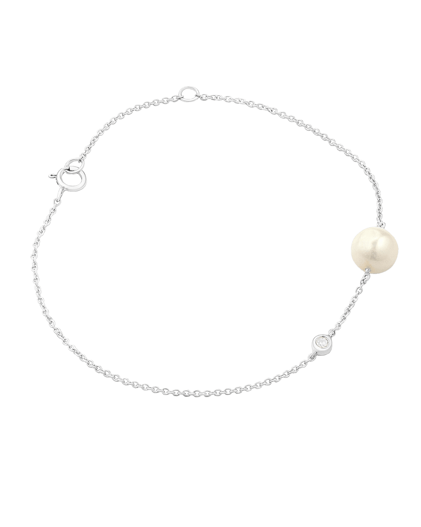 Bracelet Perles Naturelles & Diamant - Or Rose 14 carats Bracelets magal-dev