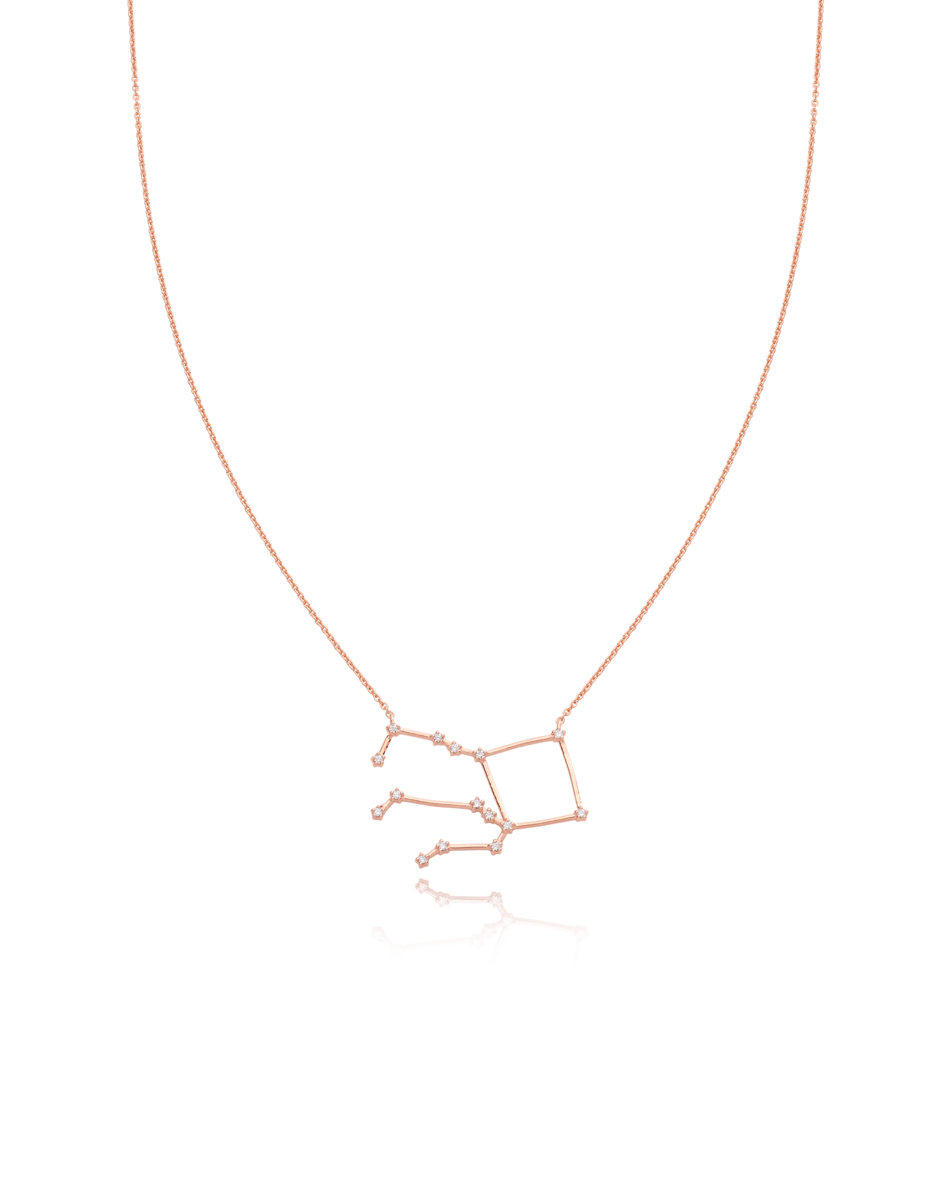 Ursa Major Constellation Necklace - 18K Rose Vermeil Necklaces magal-dev Pegasus 16"