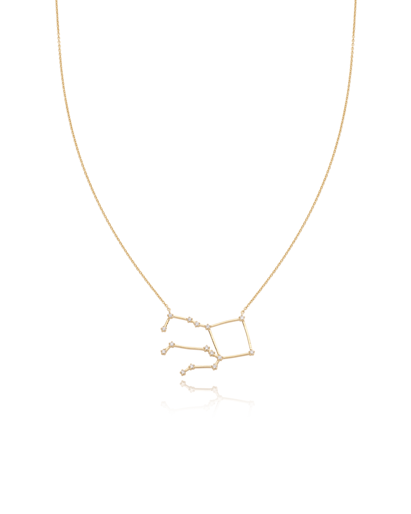 Ursa Major Constellation Necklace - 18K Gold Vermeil Necklaces magal-dev Pegasus 16"