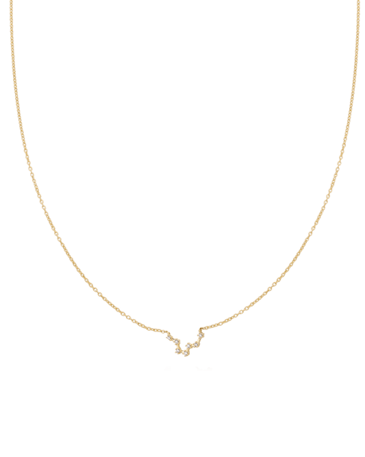 Pisces Constellation Necklace - 18K Gold Vermeil Necklaces magal-dev 16"