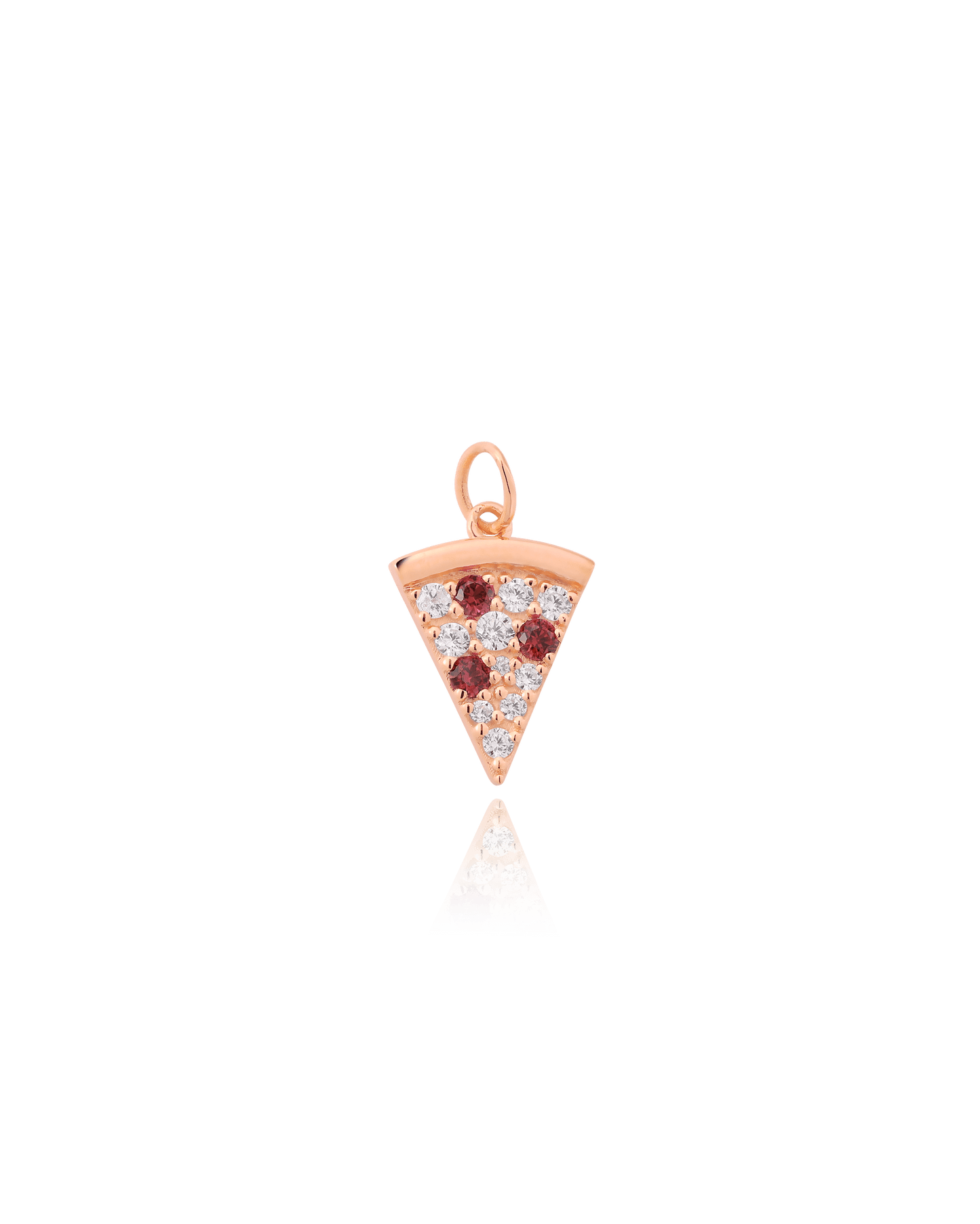 Pizza Charm - 18K Rose Vermeil Charm magal-dev No