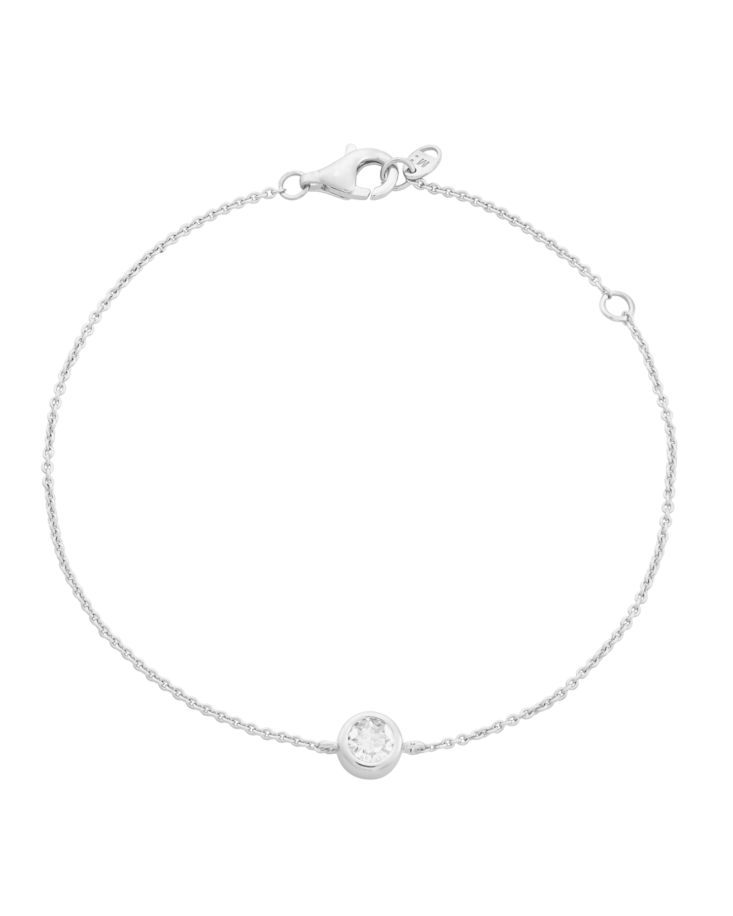 Bracelet Diamant Rond Solitaire - Or Jaune 14 carats Bracelets magal-dev
