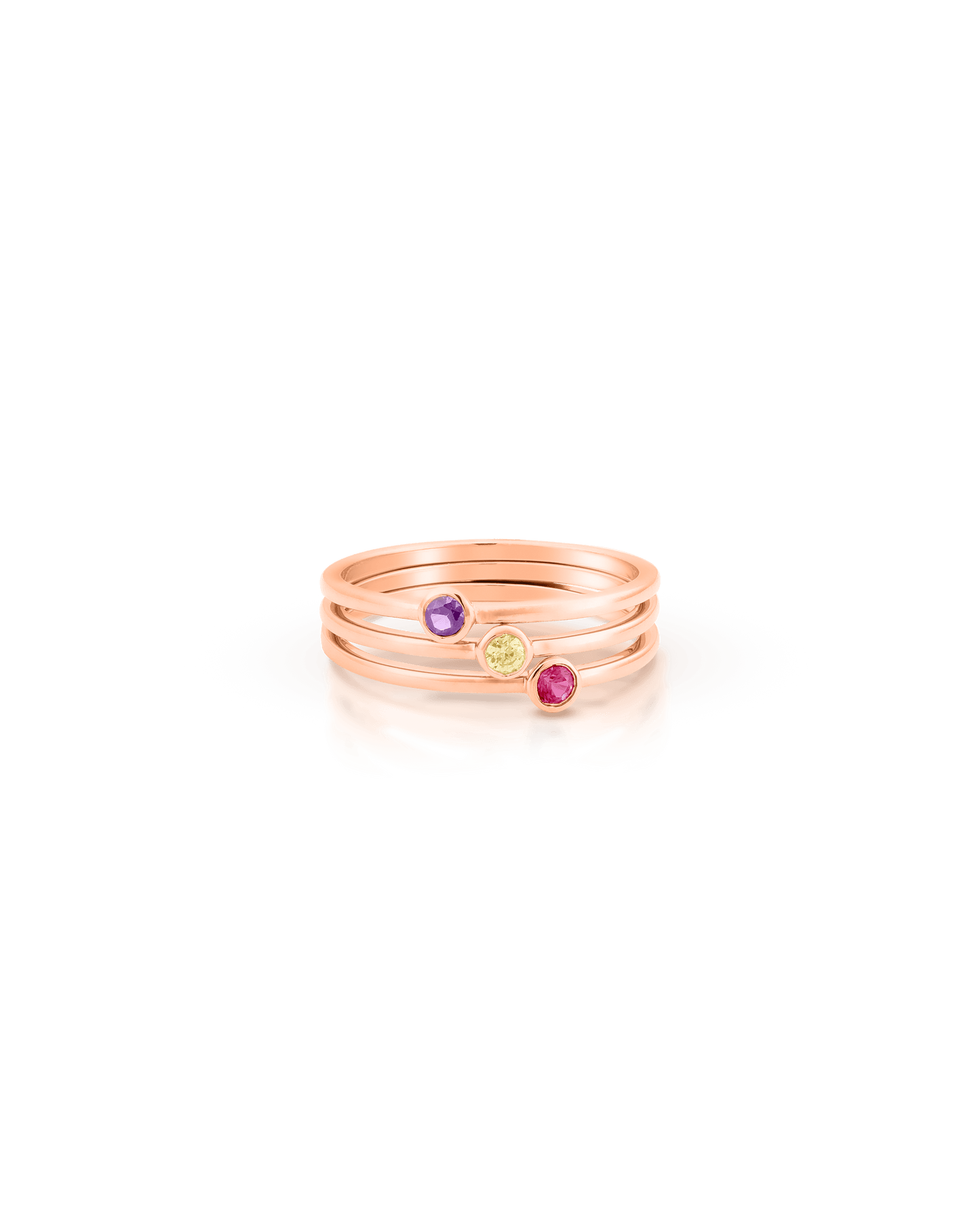 Solo Birthstone Ring - 925 Sterling Silver Rings magal-dev