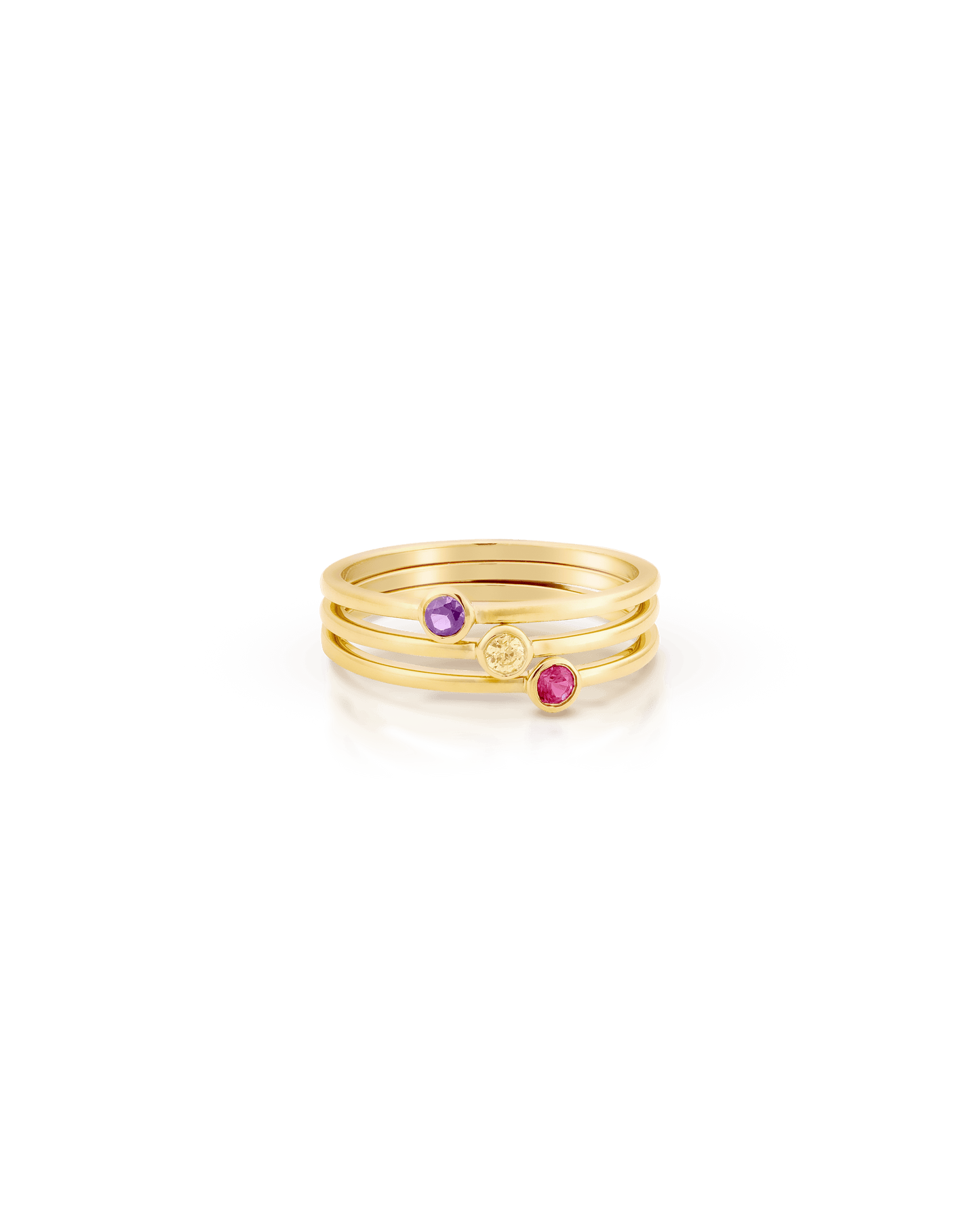 Solo Birthstone Ring - 925 Sterling Silver Rings magal-dev