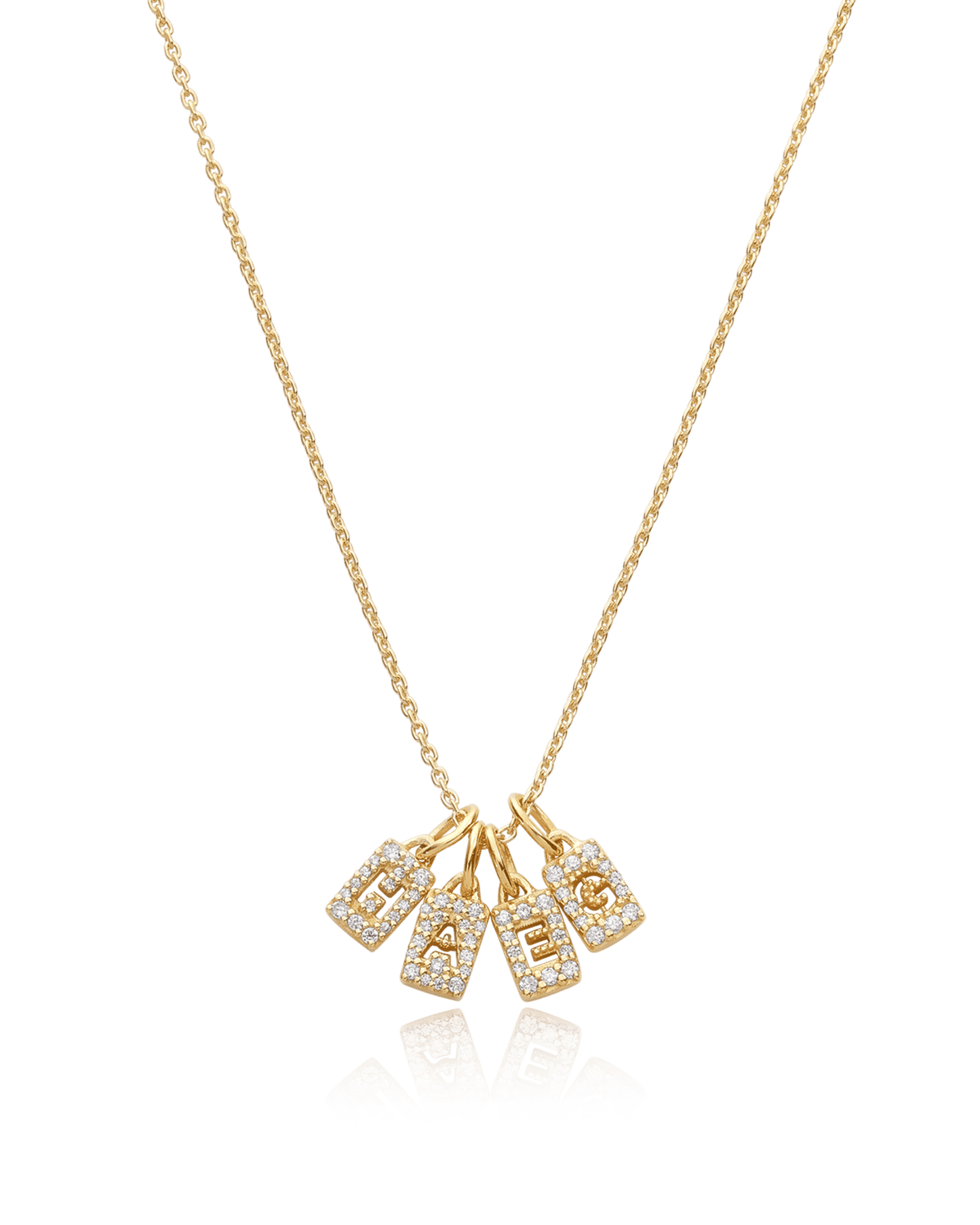 Collier Initiale Poussière d'Étoiles - Argent 925 Necklaces magal-dev