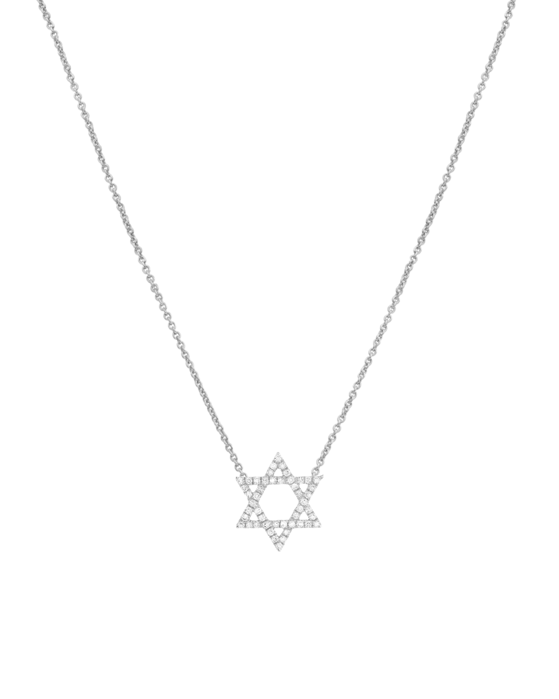 Star of David Necklace - 18K Rose Vermeil Necklaces magal-dev