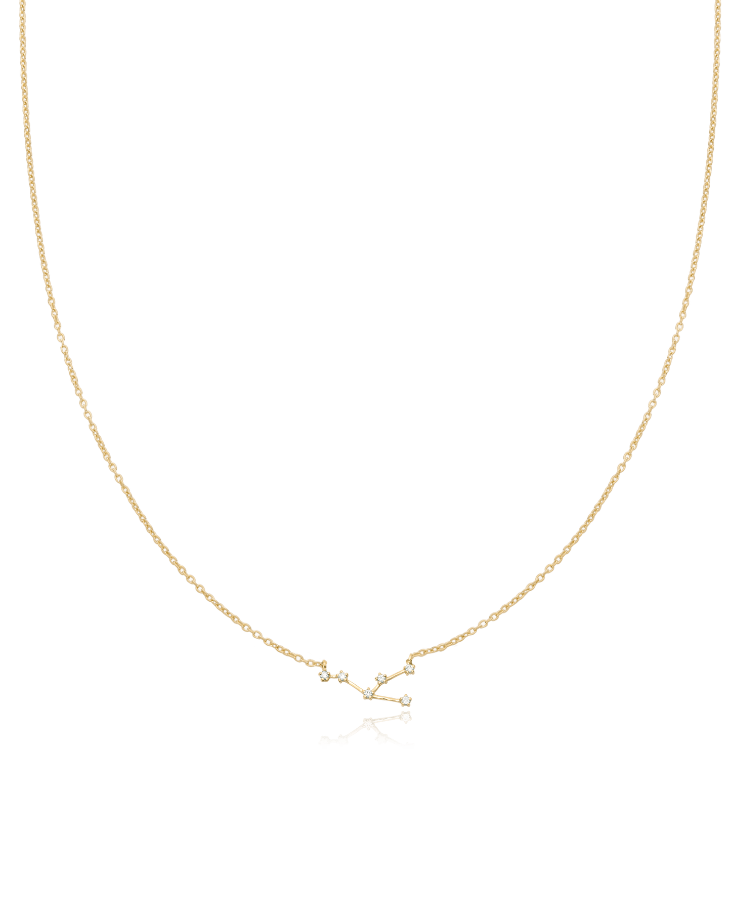 Taurus Constellation Necklace - 18K Gold Vermeil Necklaces magal-dev 16"