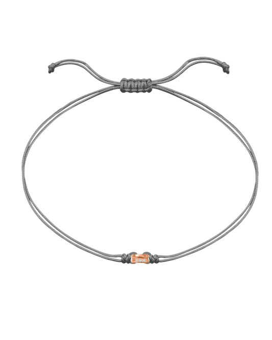 The Diamond Rings of Love - 18K Rose Gold Vermeil Bracelets magal-dev Grey