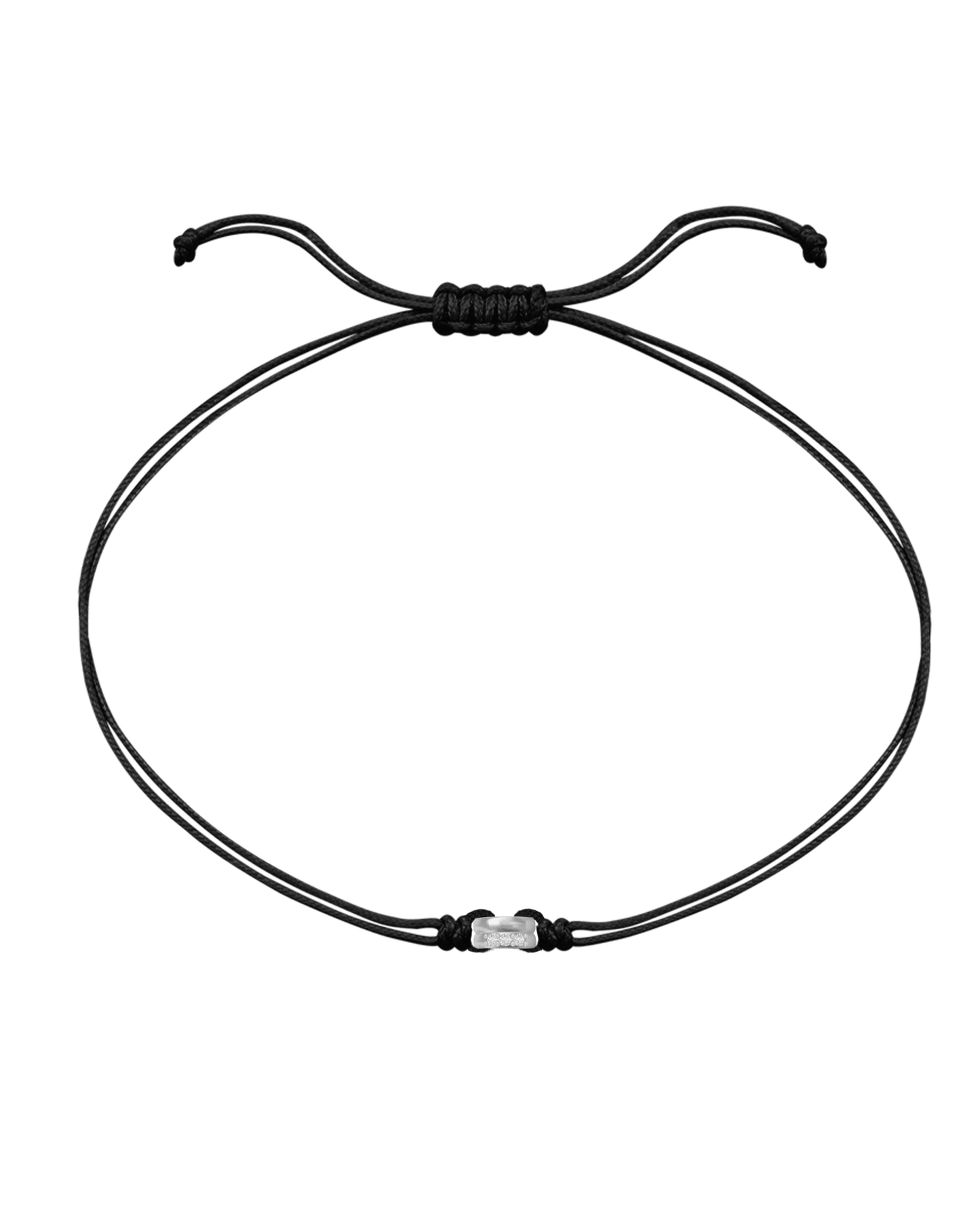 The Diamond Rings of Love - 925 Sterling Silver Bracelets magal-dev Black