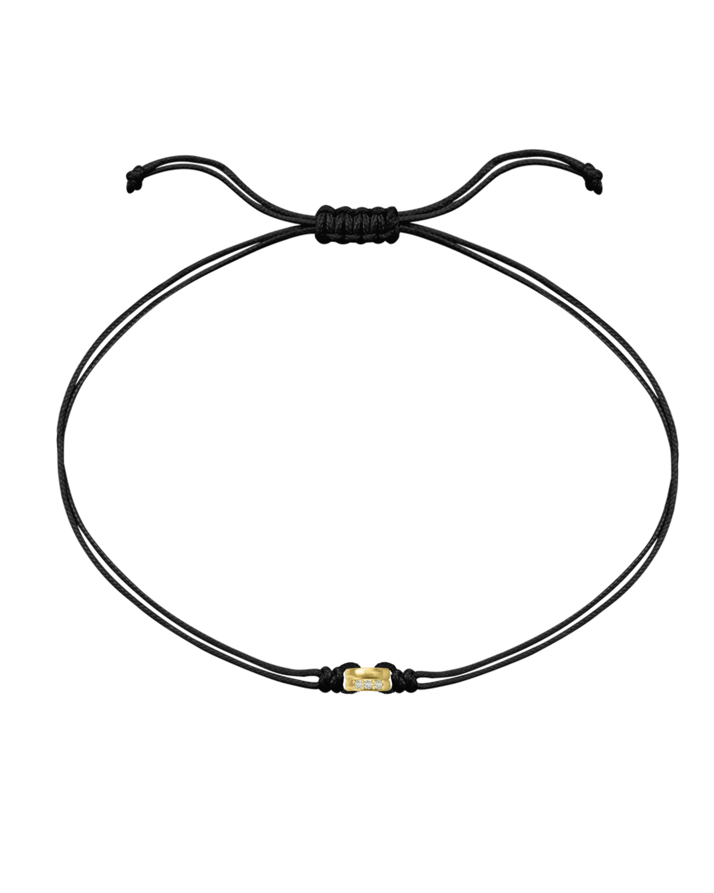 The Diamond Rings of Love - 18K Gold Vermeil Bracelets magal-dev Black