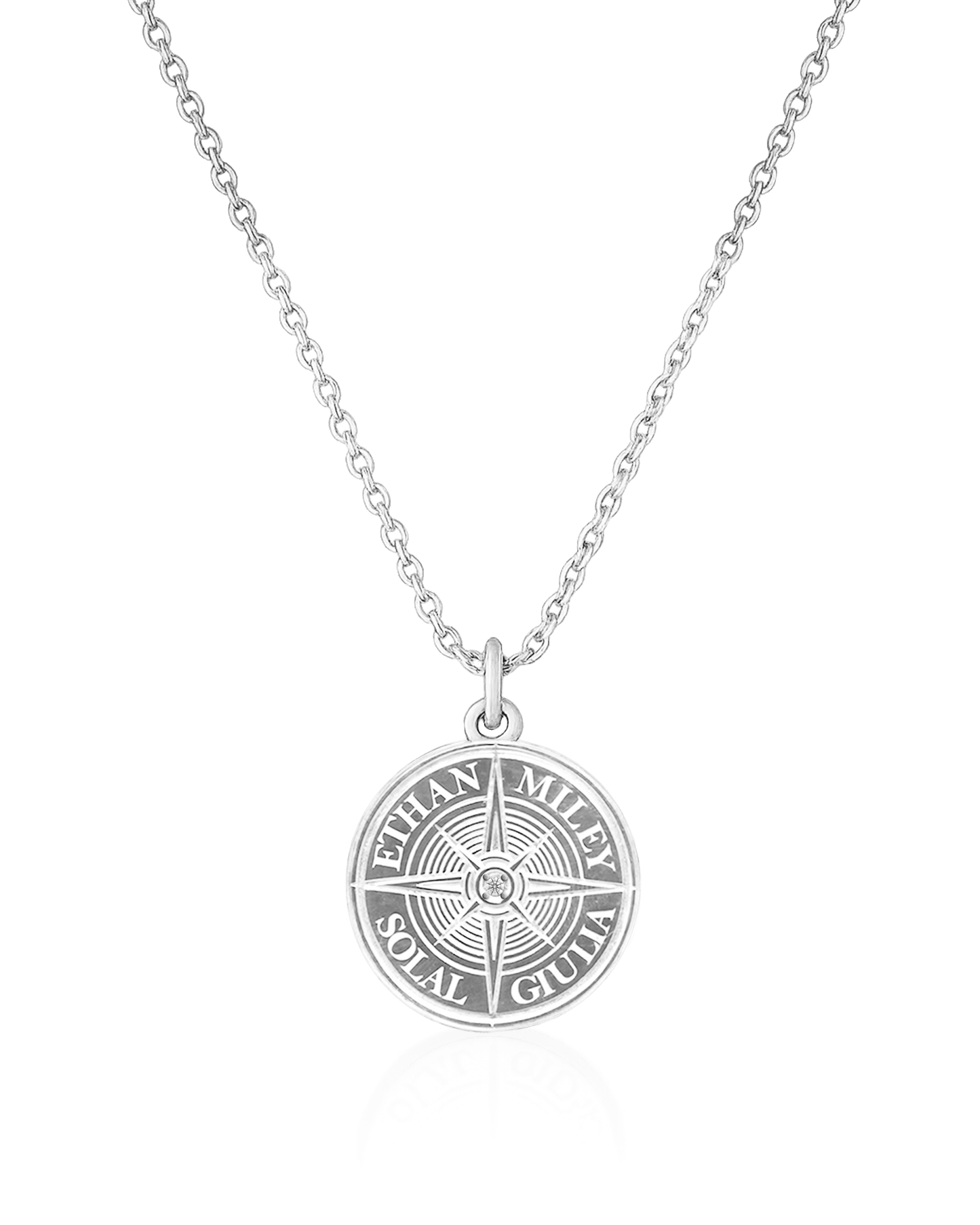 True North Diamond Necklace - 18K Gold Vermeil Necklaces magal-dev
