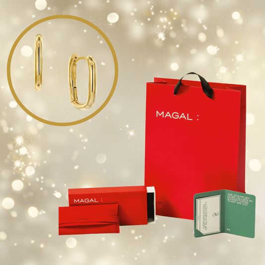 Single Link Earring + Gift Packing Earrings magal-dev