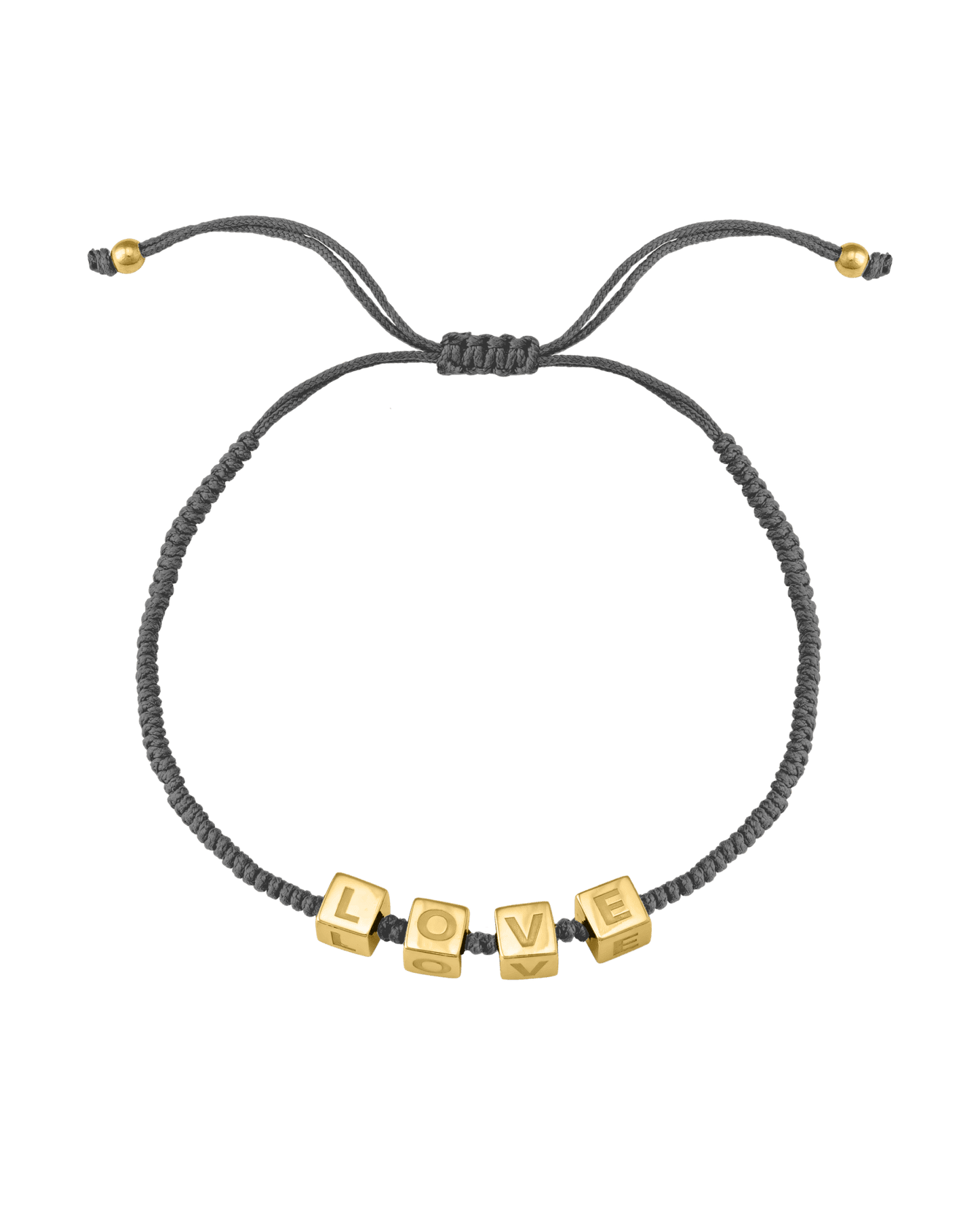 Bracelet Mes Cubes d'Enfance - Or Jaune Plaqué 18 carats Bracelets magal-dev Gris 1