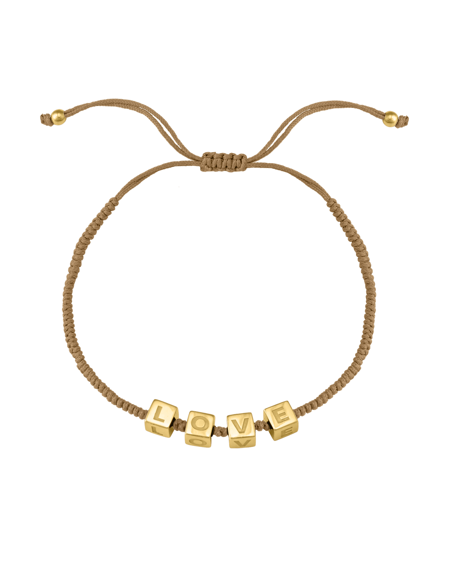 Bracelet Mes Cubes d'Enfance - Or Jaune Plaqué 18 carats Bracelets magal-dev Camel 1