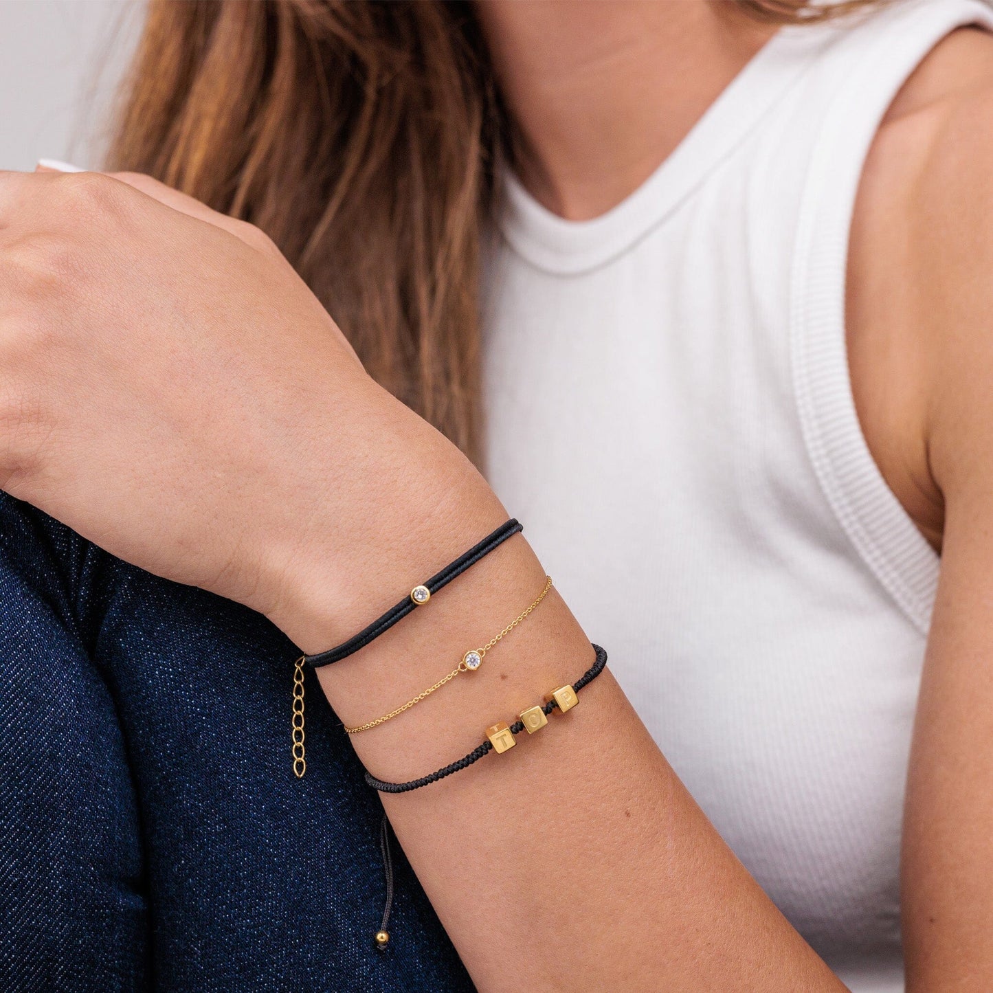 Bracelet Mes Cubes d'Enfance - Or Jaune Plaqué 18 carats Bracelets magal-dev