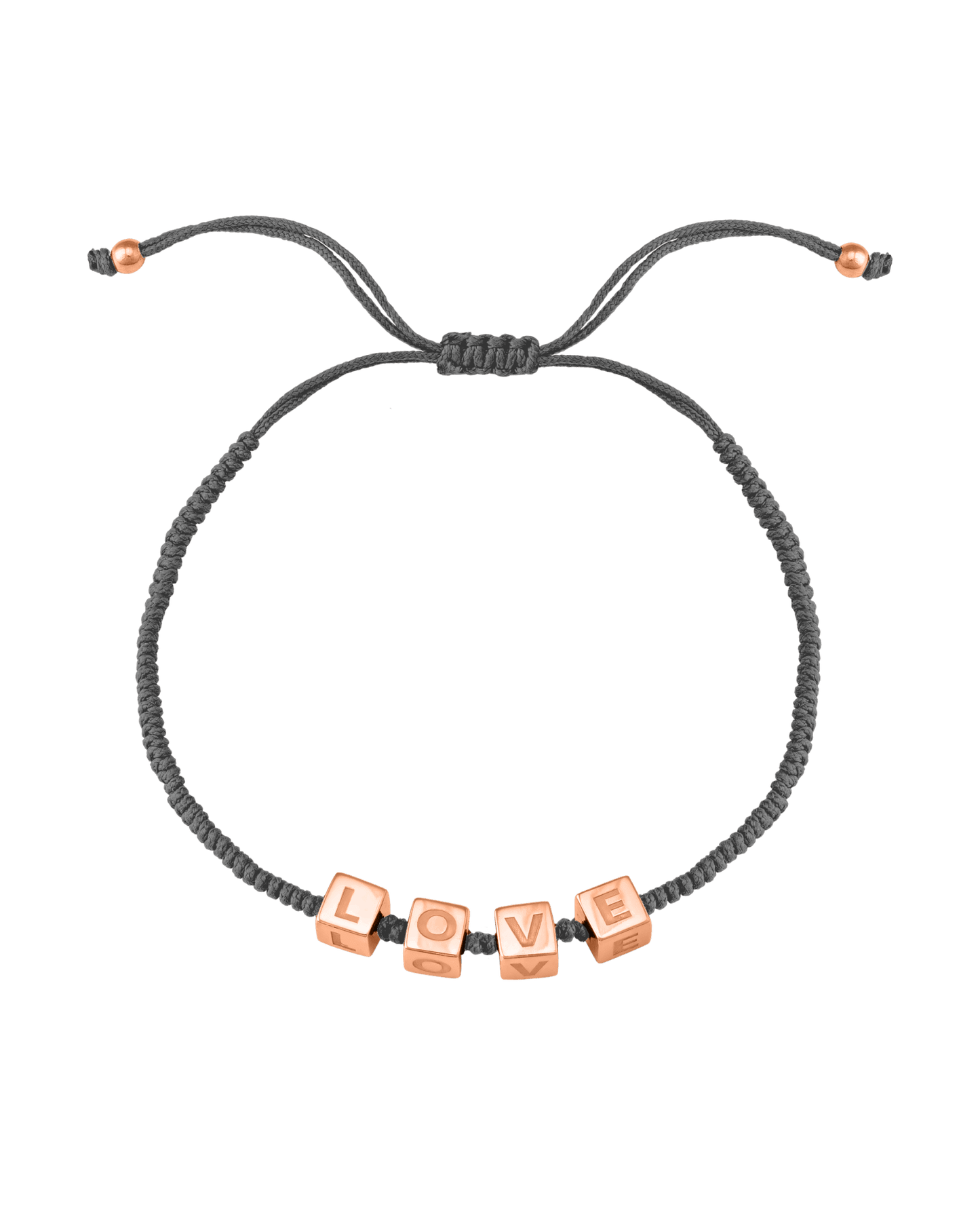 Bracelet Mes Cubes d'Enfance - Or Rose Plaqué 18 carats Bracelets magal-dev Gris 1