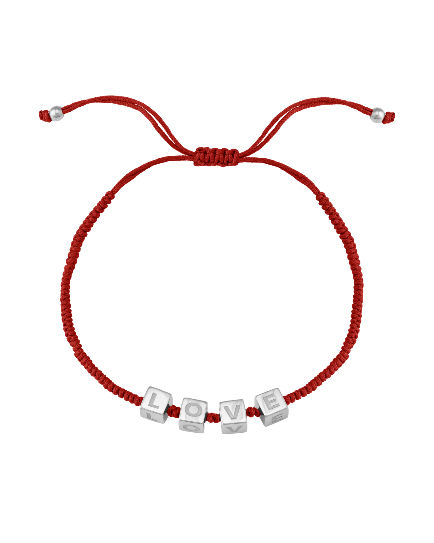 Bracelet Mes Cubes d'Enfance - Argent 925 Bracelets magal-dev Rouge 1