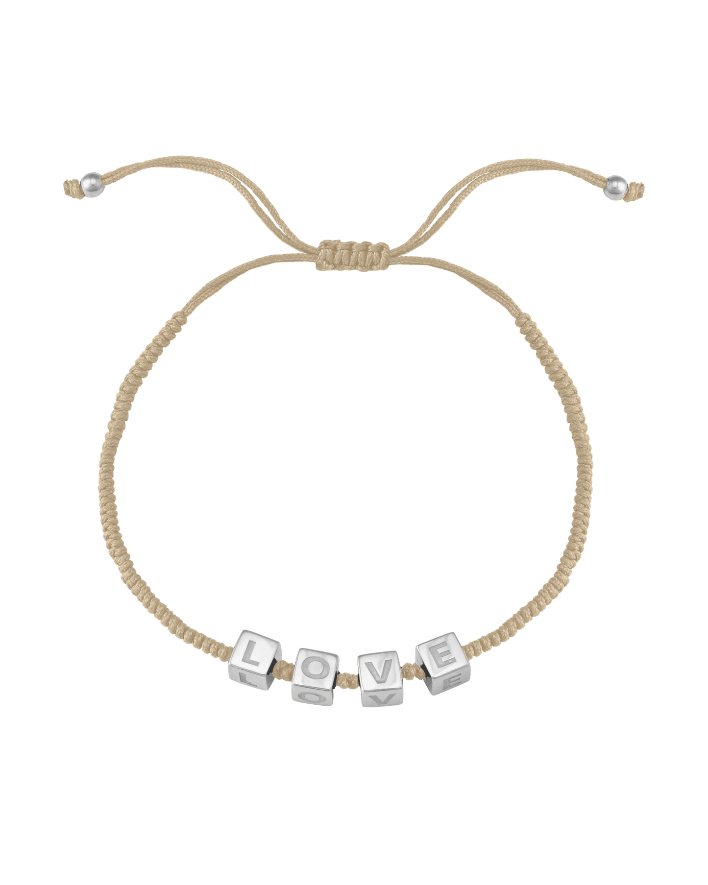 Bracelet Mes Cubes d'Enfance - Argent 925 Bracelets magal-dev Beige 1