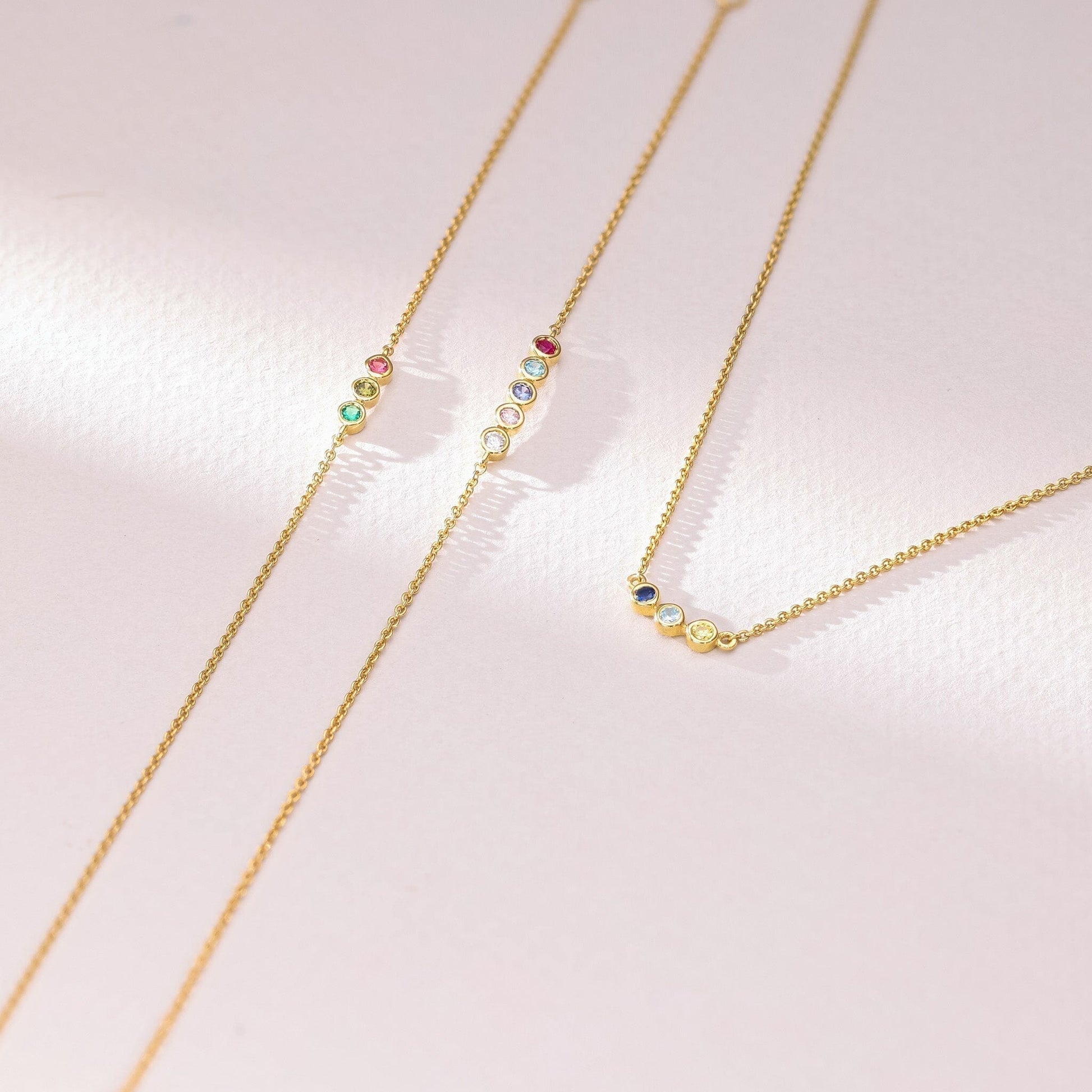 Collier Pierres de Naissance - Or Jaune 14 carats Necklaces Gold Vermeil