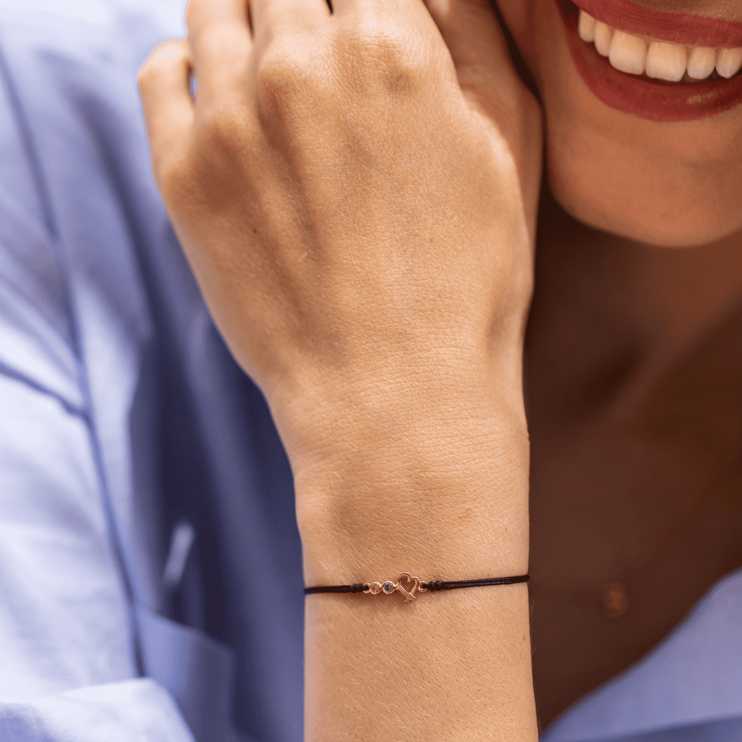 Bracelet Pierres Précieuses Mon Amour - Or Rose 14 carats Bracelets 14K Solid Gold