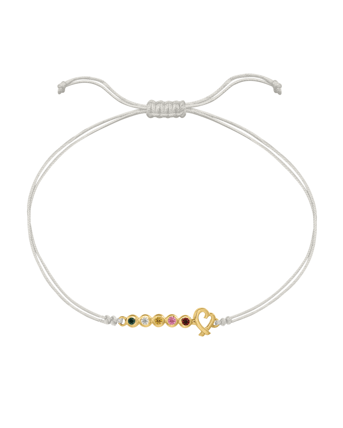 Bracelet Pierres Précieuses Mon Amour - Or Jaune 14 carats Bracelets 14K Solid Gold Perle 2