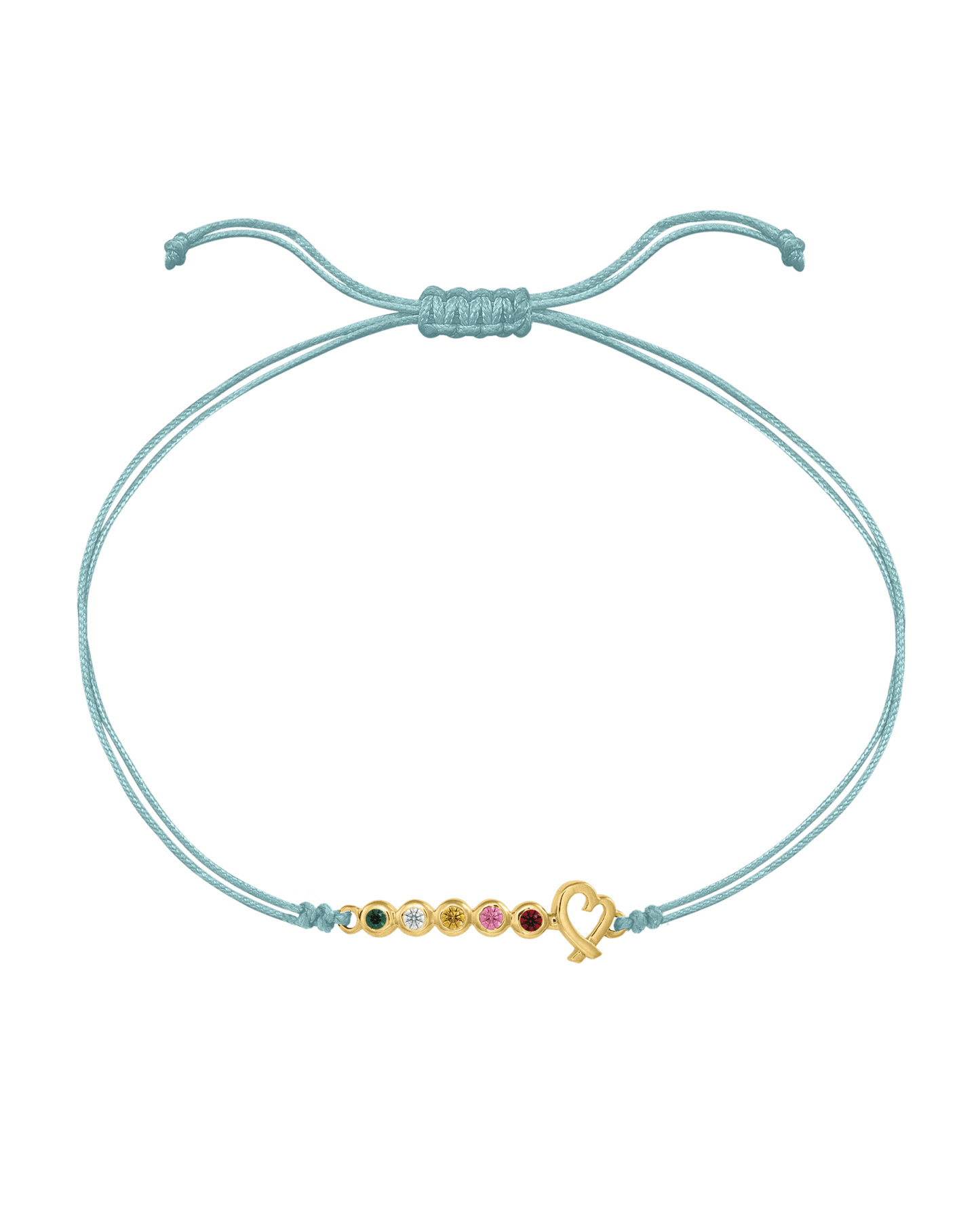 Bracelet Pierres Précieuses Mon Amour - Or Jaune 14 carats Bracelets 14K Solid Gold Turquoise 2