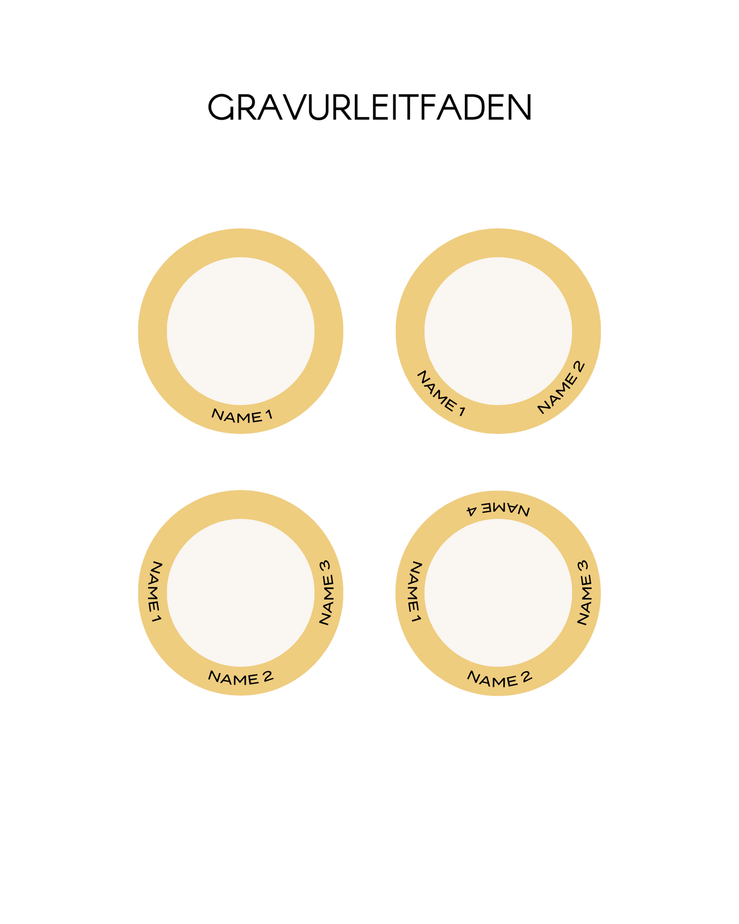 Familienkreis Halskette - 18K Rosé Vergoldetes Necklaces magal-dev