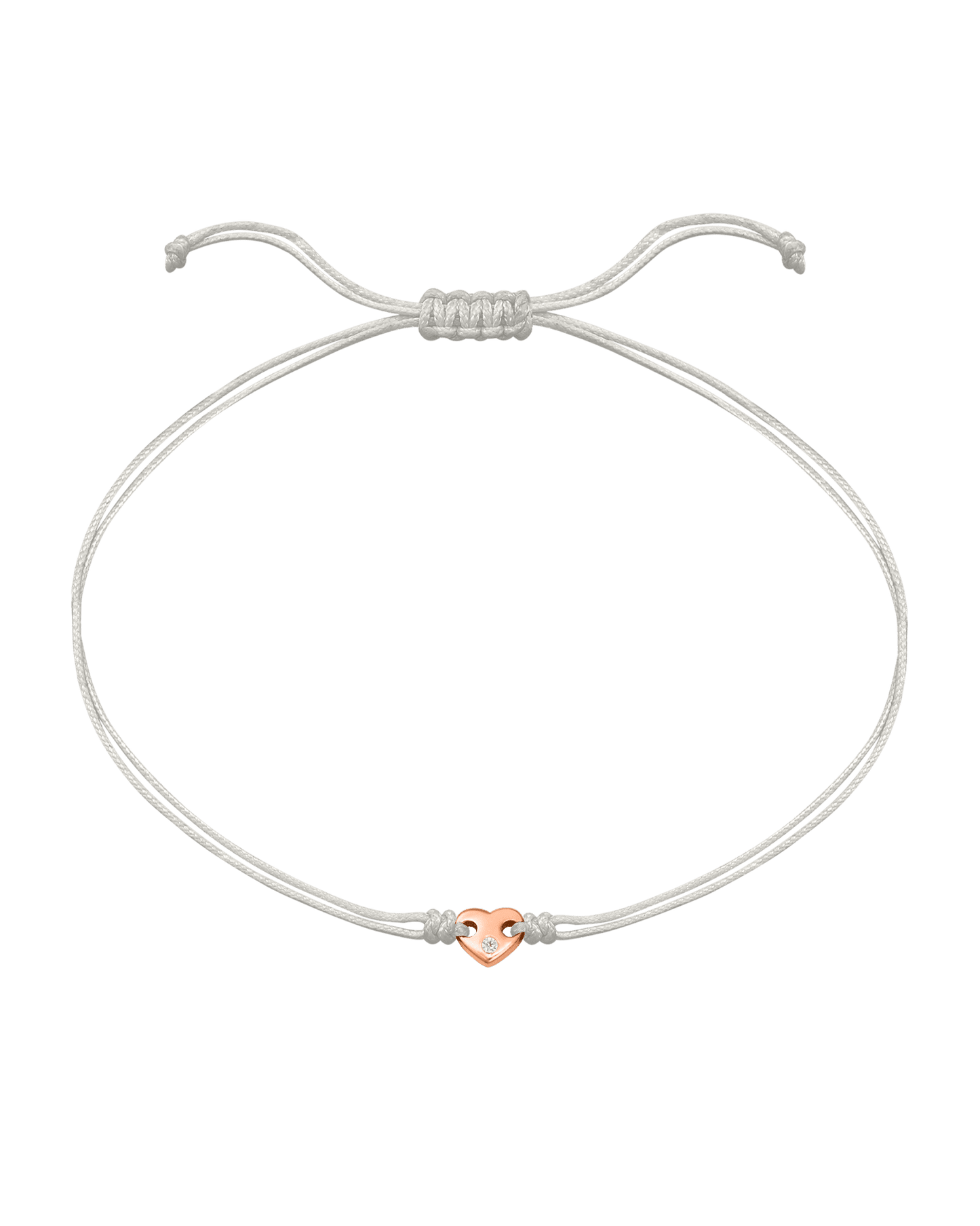 Le String of Love Coeur D'Or - Or Rose 14 carats Bracelets magal-dev Perle