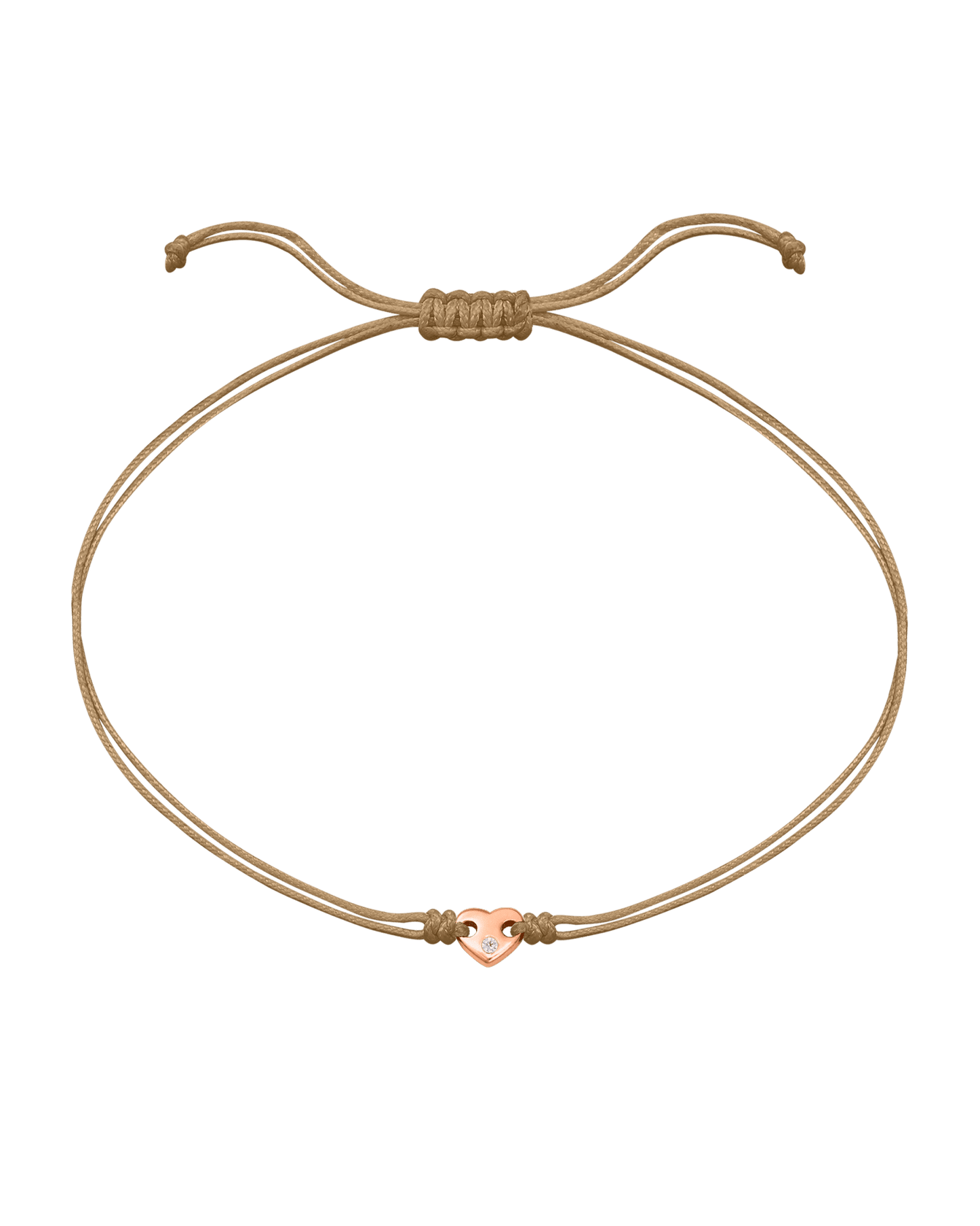 Le String of Love Coeur D'Or - Or Rose 14 carats Bracelets magal-dev Camel
