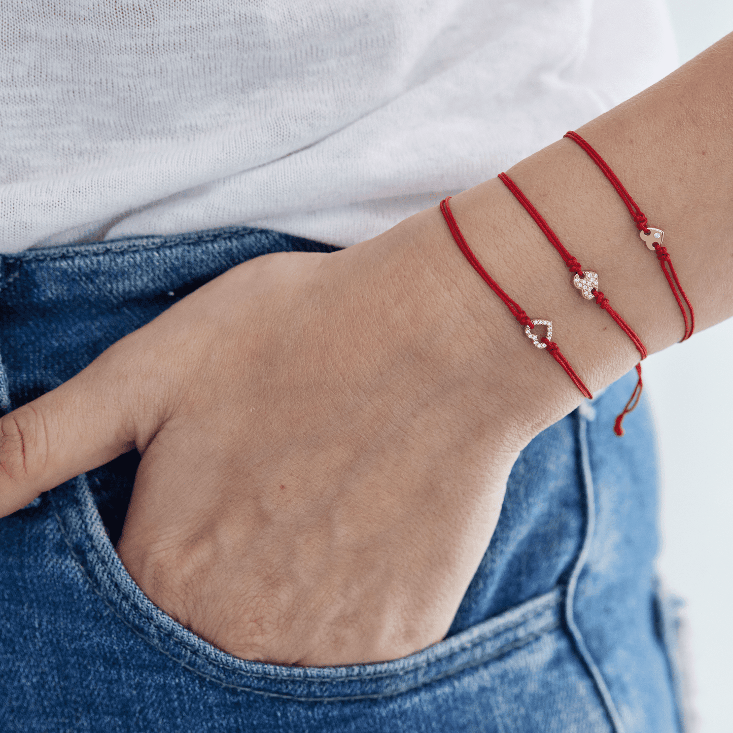 Le String of Love Coeur D'Or - Or Jaune 14 carats Bracelets magal-dev