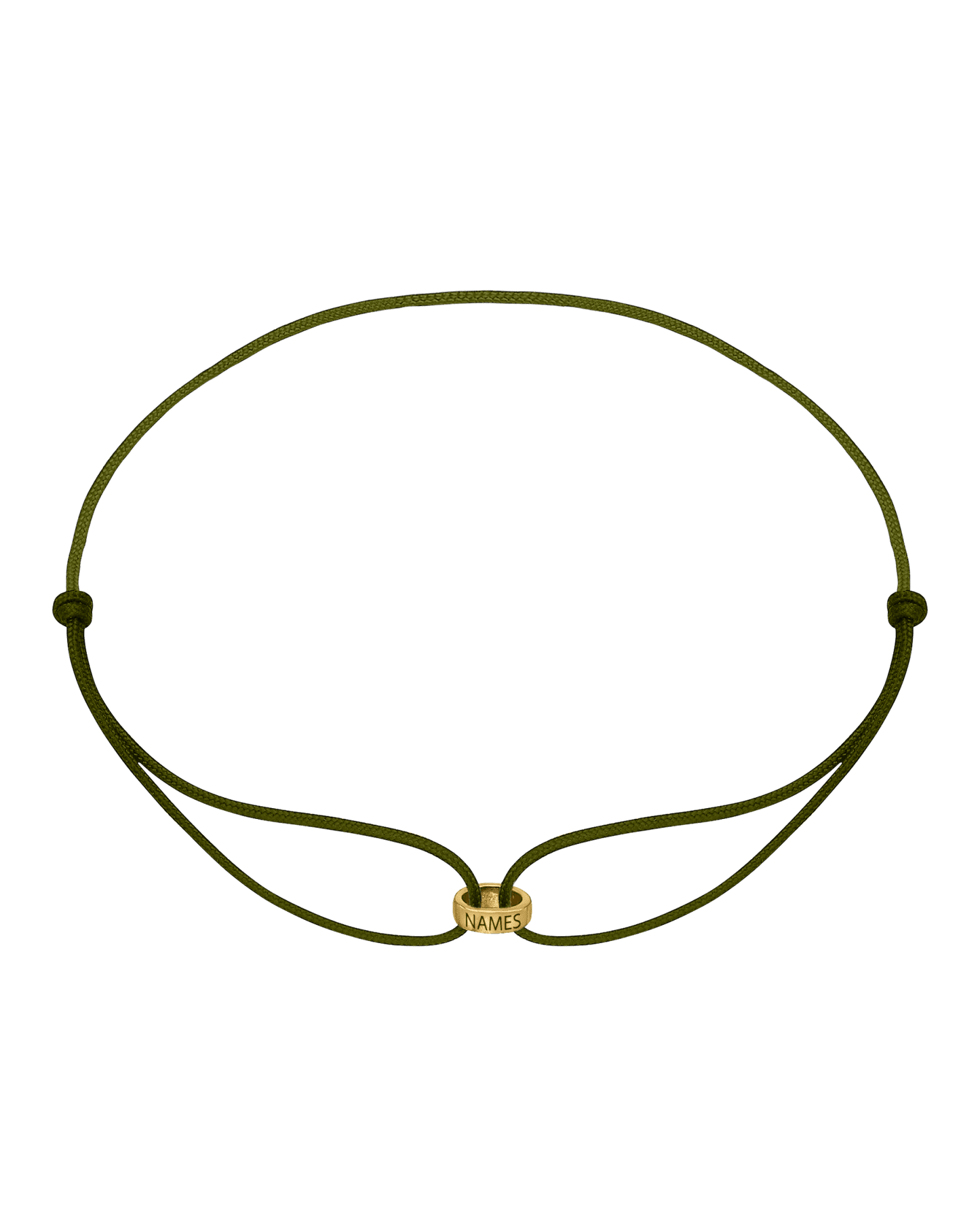 Bracelets Homme Liens Éternels & Gravure(s) - Or Jaune Plaqué 18 carats Bracelets magal-dev Kaki 1 Lien