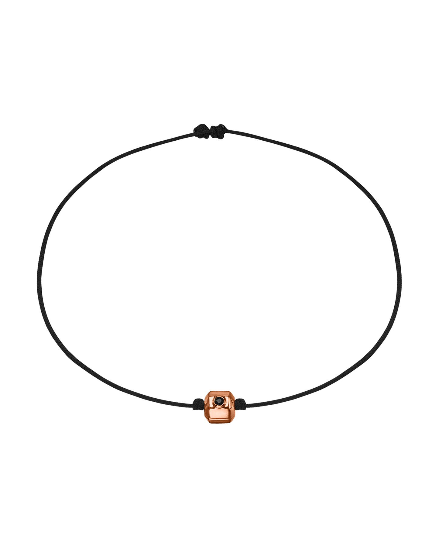Bracelet Octo Diamant Noir - Or Rose 14 carats Bracelets magal-dev Noir