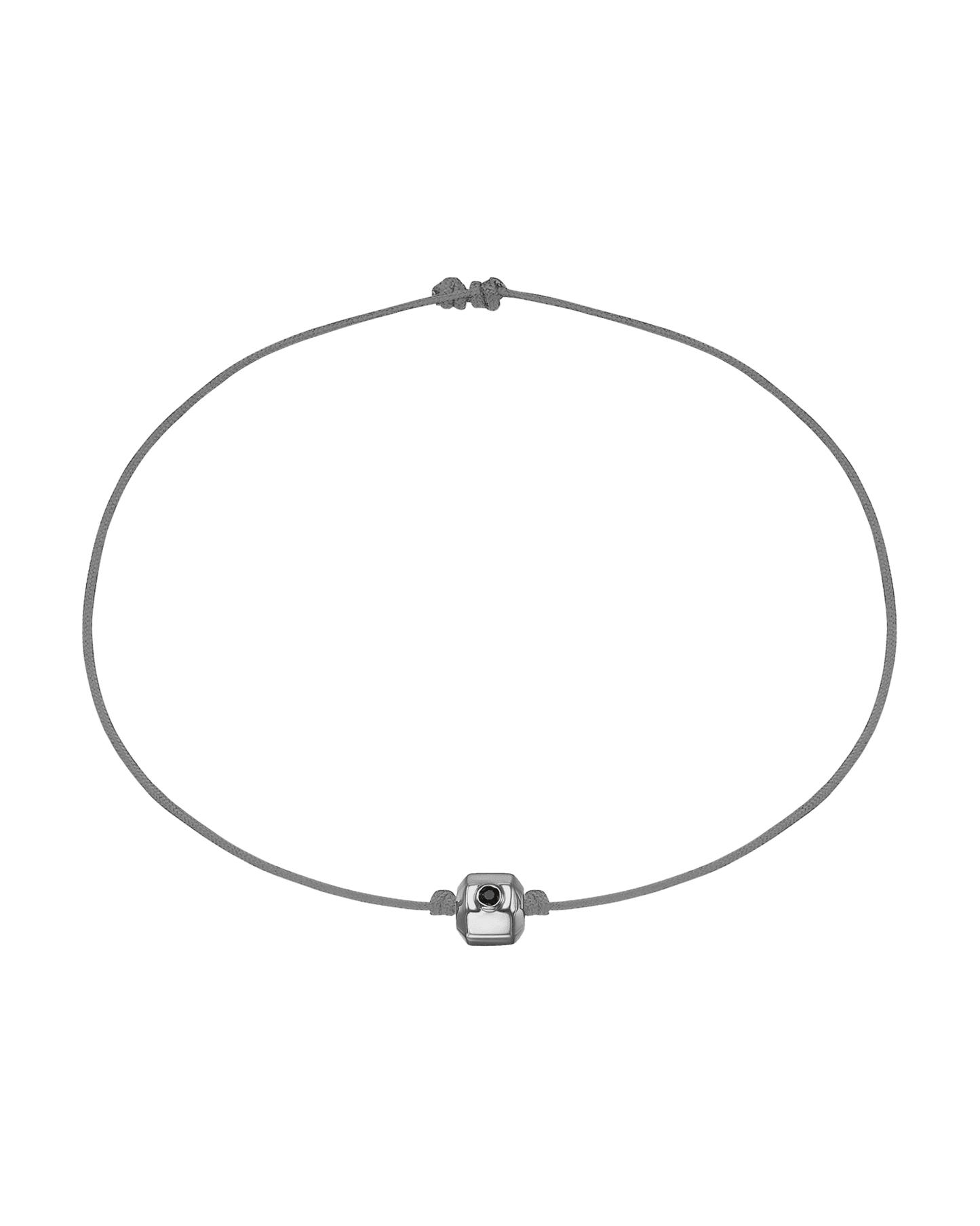 Bracelet Octo Diamant Noir - Or Blanc 14 carats Bracelets magal-dev Gris