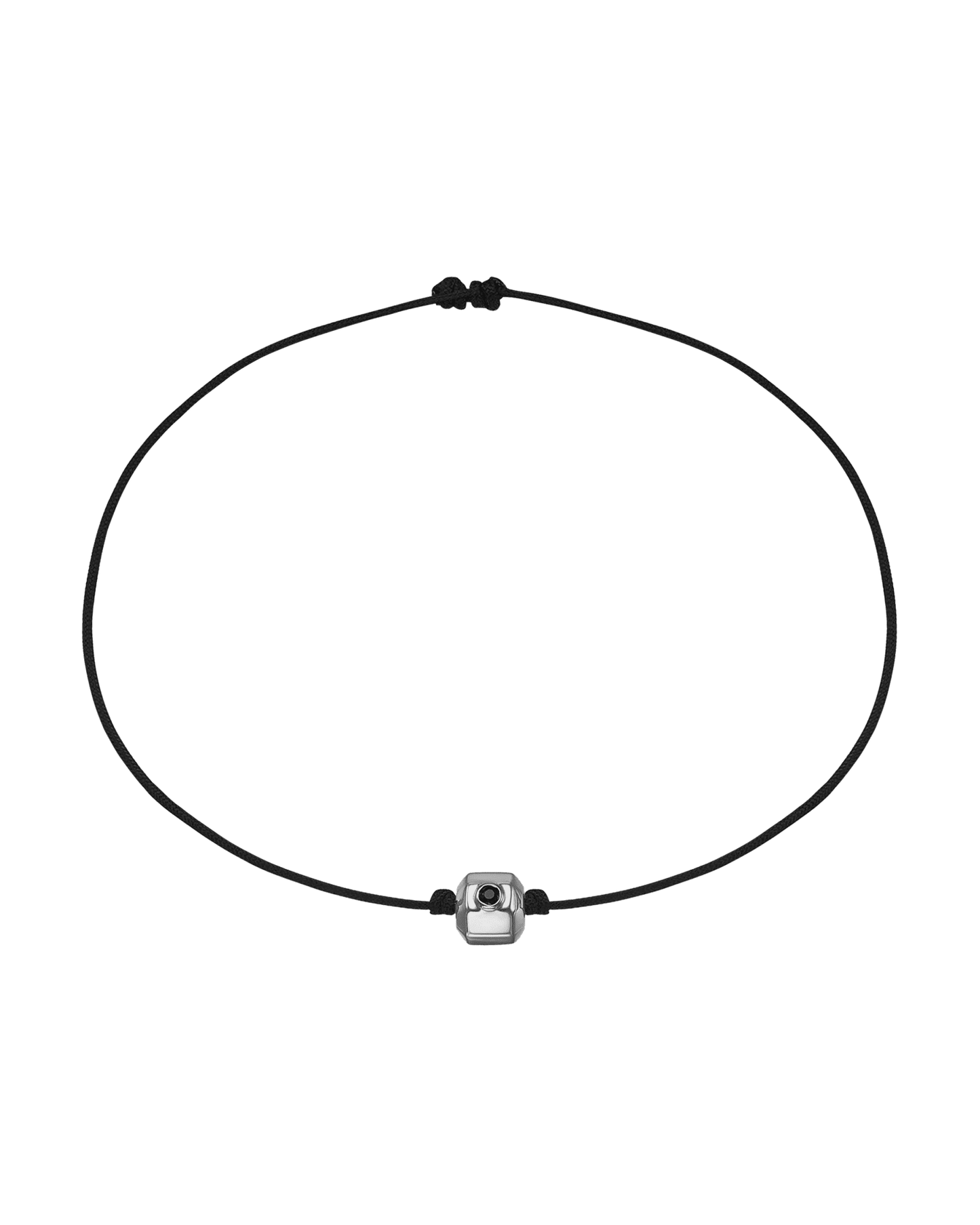 Bracelet Octo Diamant Noir - Or Blanc 14 carats Bracelets magal-dev Noir