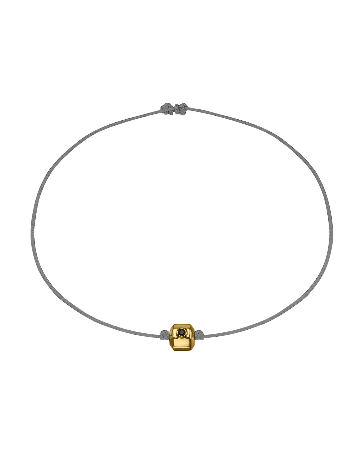 Bracelet Octo Diamant Noir - Or Jaune 14 carats Bracelets magal-dev Gris